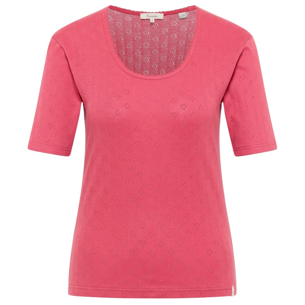 Дамско ежедневно термо бельо Tranquillo Women's Jerseyshirt Camilaa Everyday base layer - Holly Berry