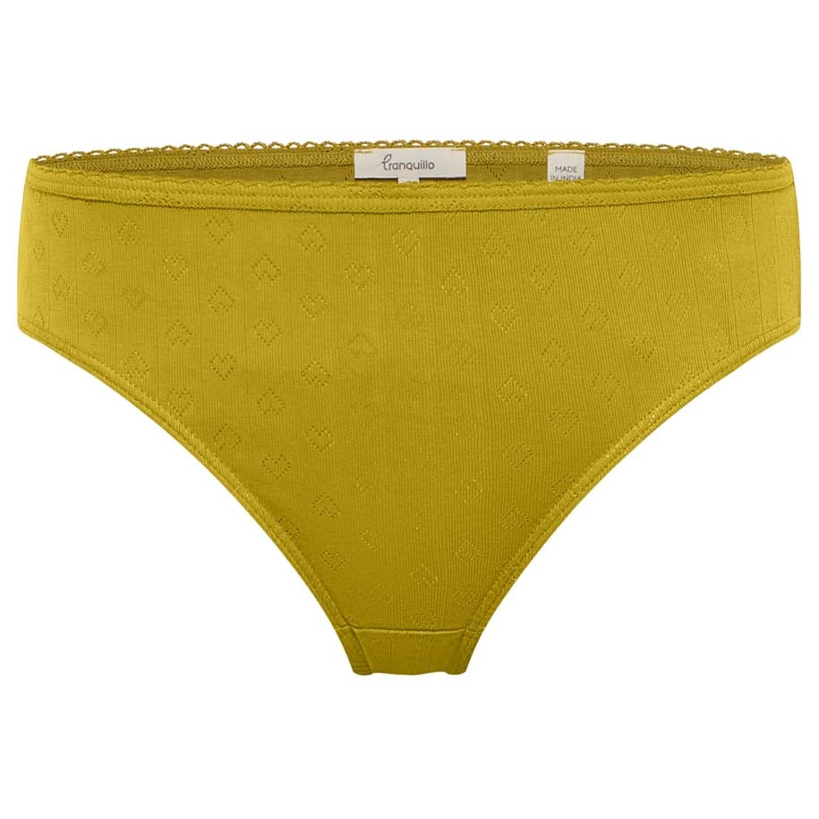 Дамско ежедневно термо бельо Tranquillo Women's Slip Puaa Briefs - Avocado Green