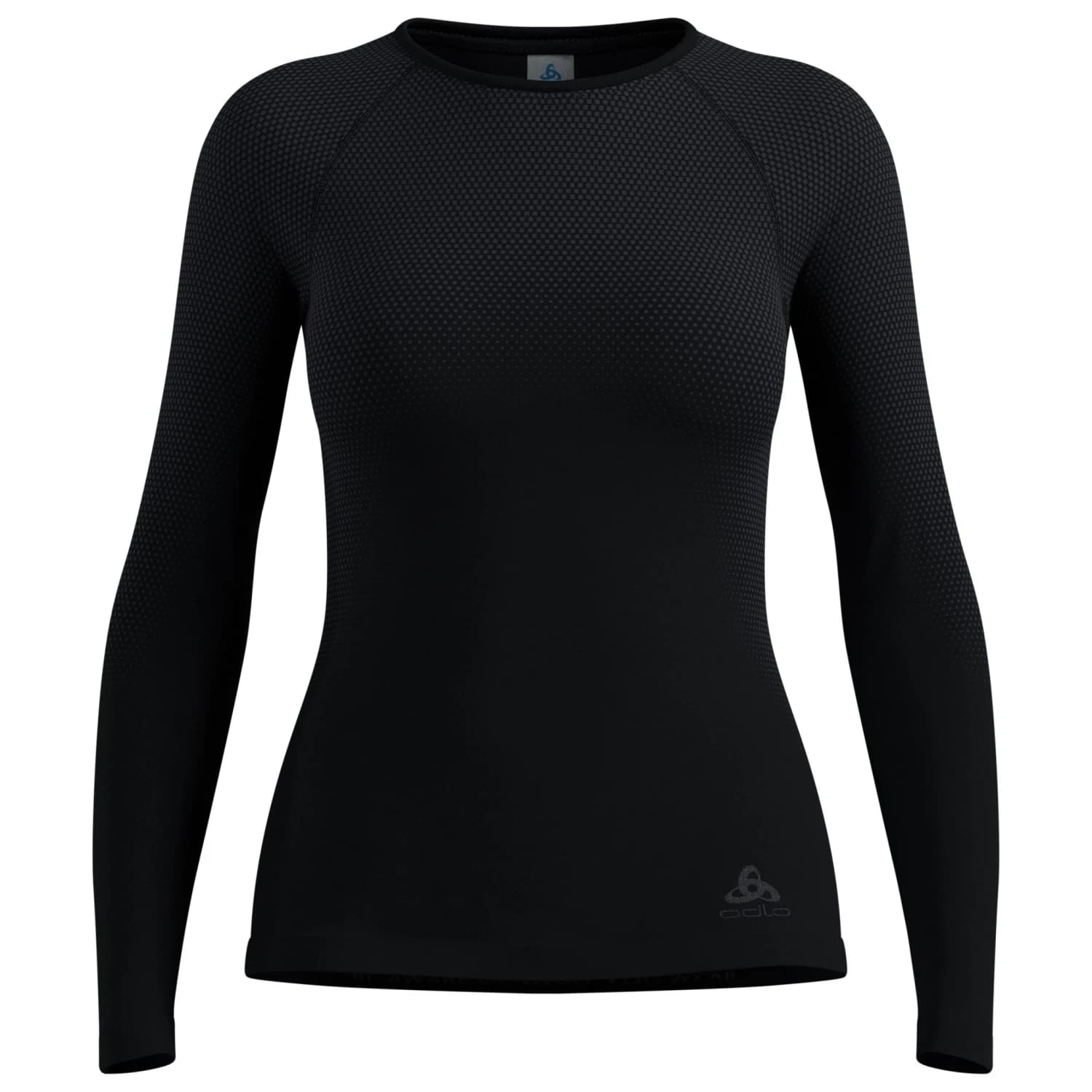 Дамско синтетично термобельо Odlo Women's Performance Light Bl Top Crew Neck L/S Synthetic base layer - Black