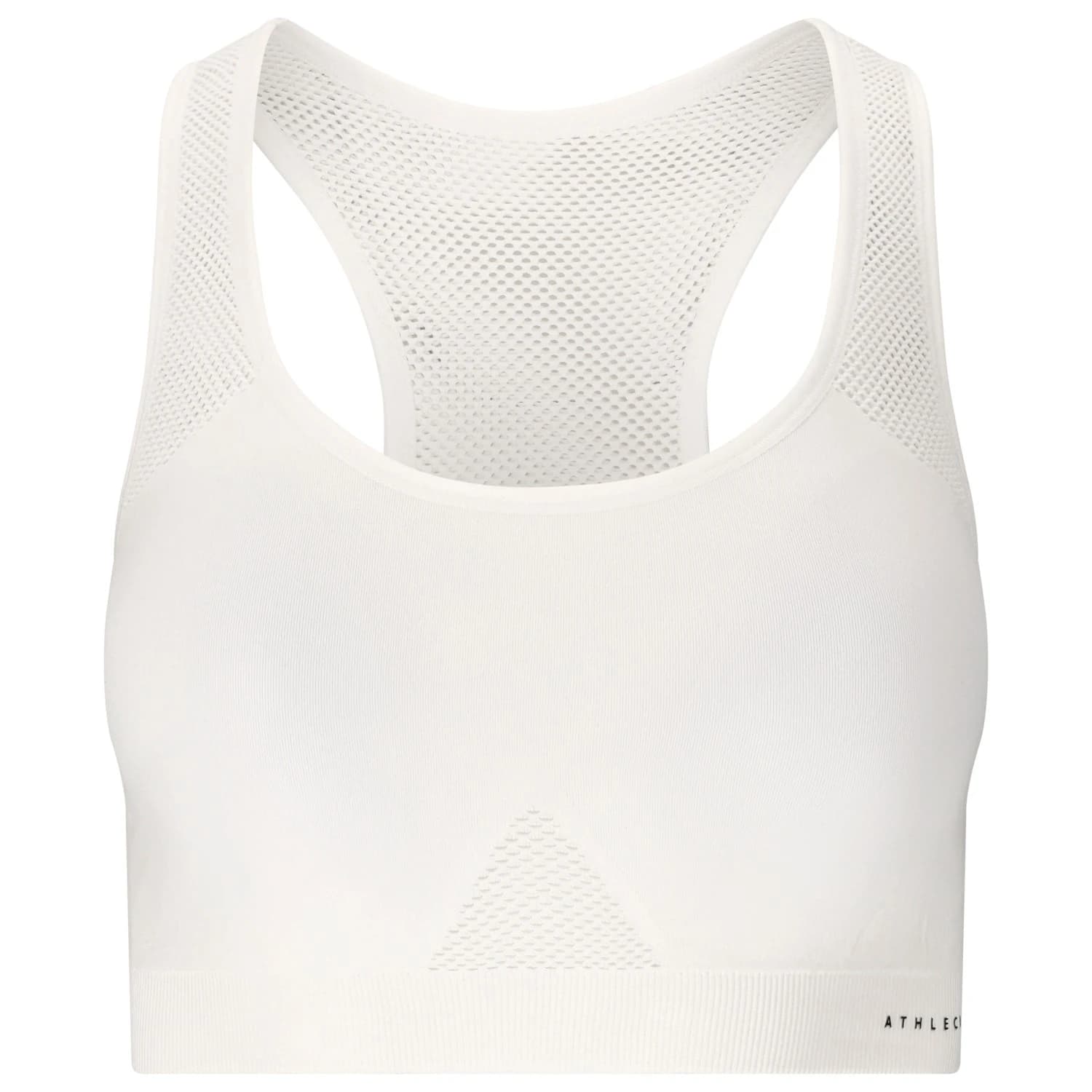 Дамски спортен сутиен ATHLECIA Women's Rosemary V2 Seamless Sports Bra - White