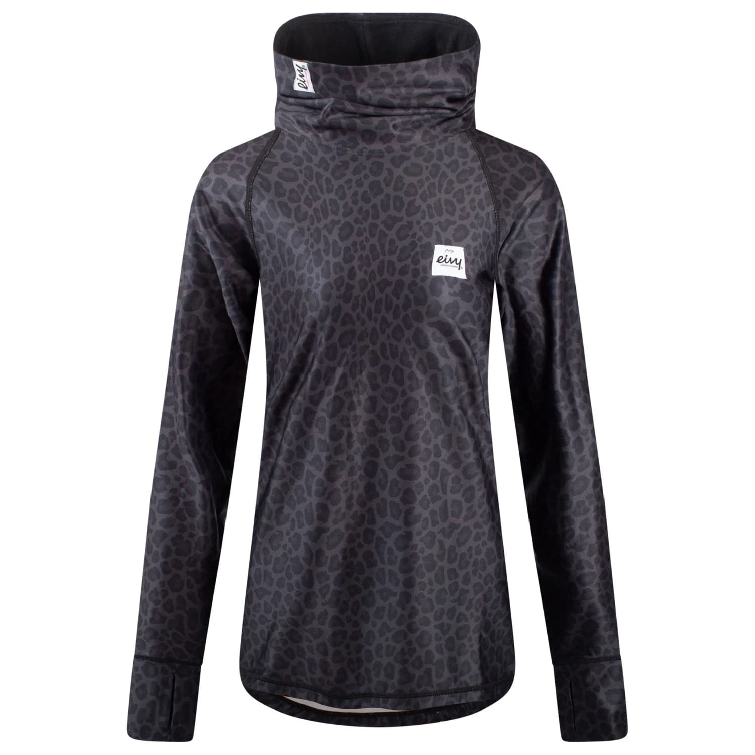 Синтетично термобельо Eivy Women's Icecold Top New Synthetic base layer - Black Leopard