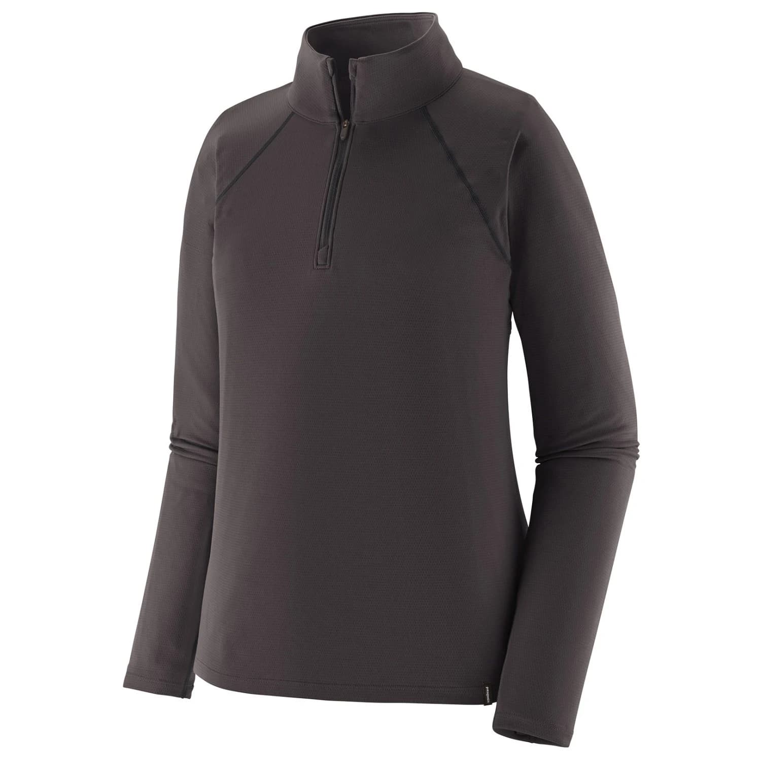 Дамско синтетично термобельо Patagonia Women's Capilene Midweight Zip-Neck Synthetic base layer - Ink Black