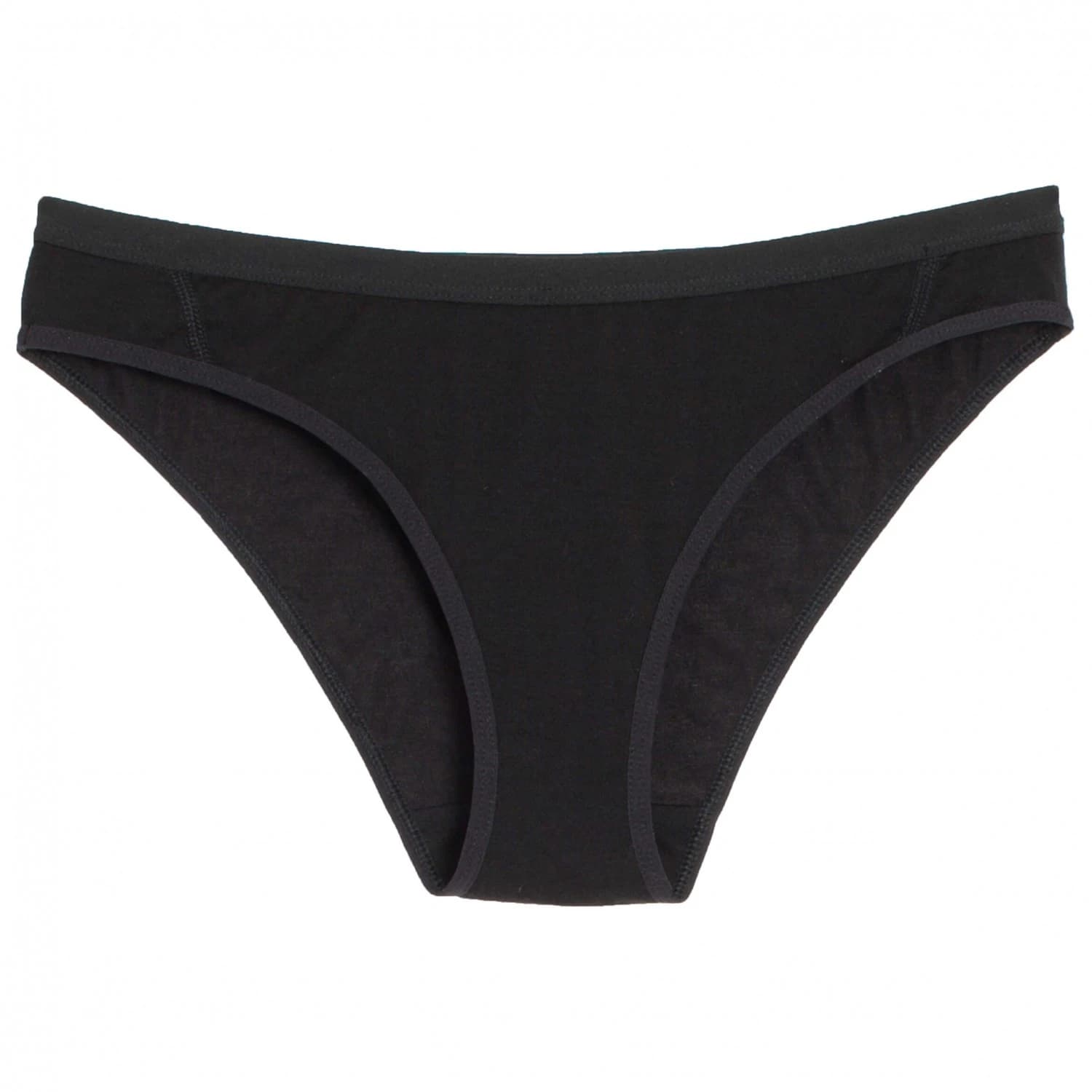 Дамско мериносово термобельо Icebreaker Women's Siren Bikini Merino underpants - Black / Black
