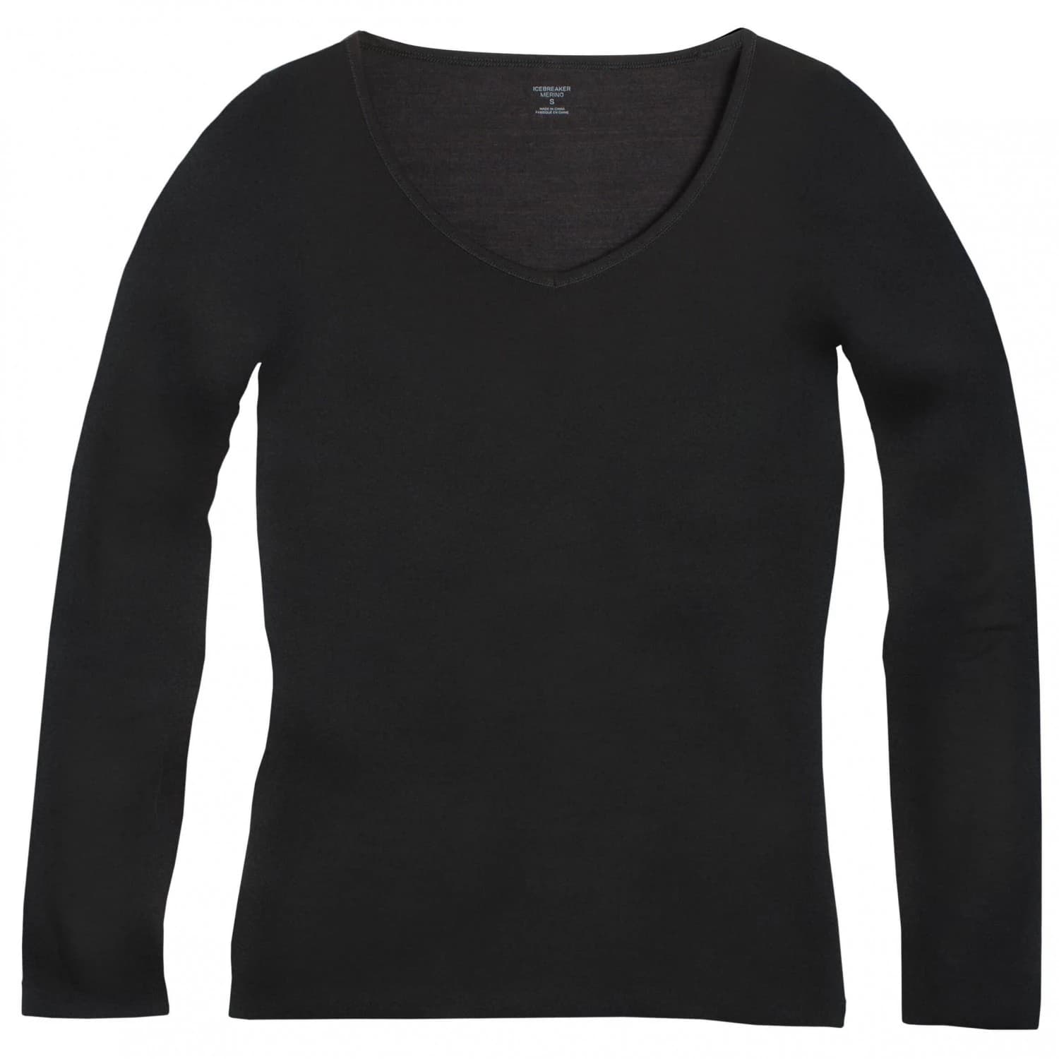 Дамско мериносово термобельо Icebreaker Women's Siren L/S Sweetheart Merino base layer - Black