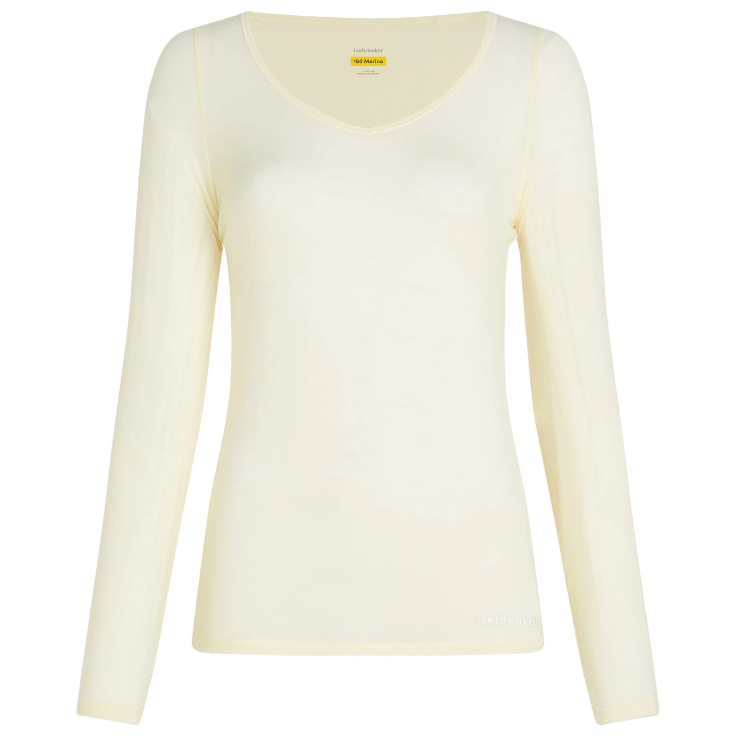 Дамско мериносово термобельо Icebreaker Women's Siren L/S Sweetheart Merino base layer - Undyed