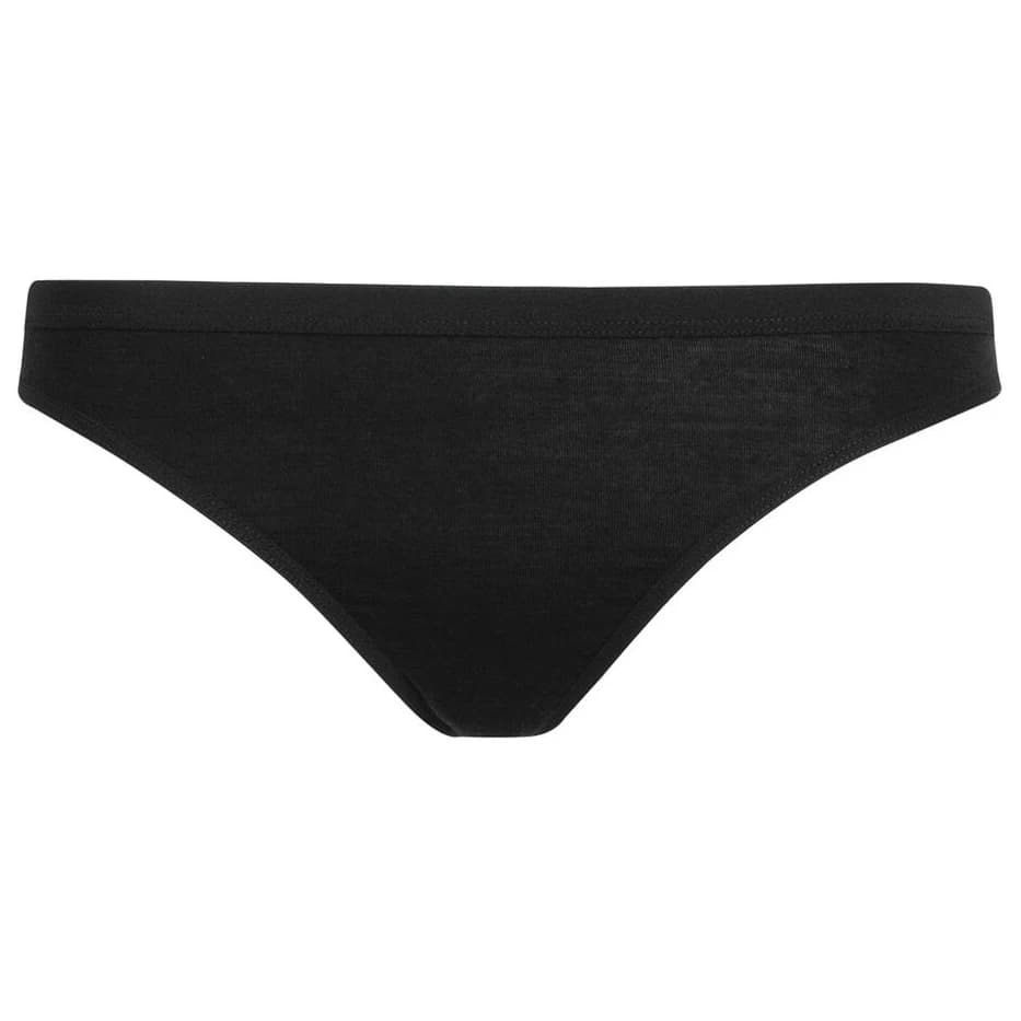 Дамско мериносово термобельо Icebreaker Women's Siren Thong Merino underpants - Black / Black