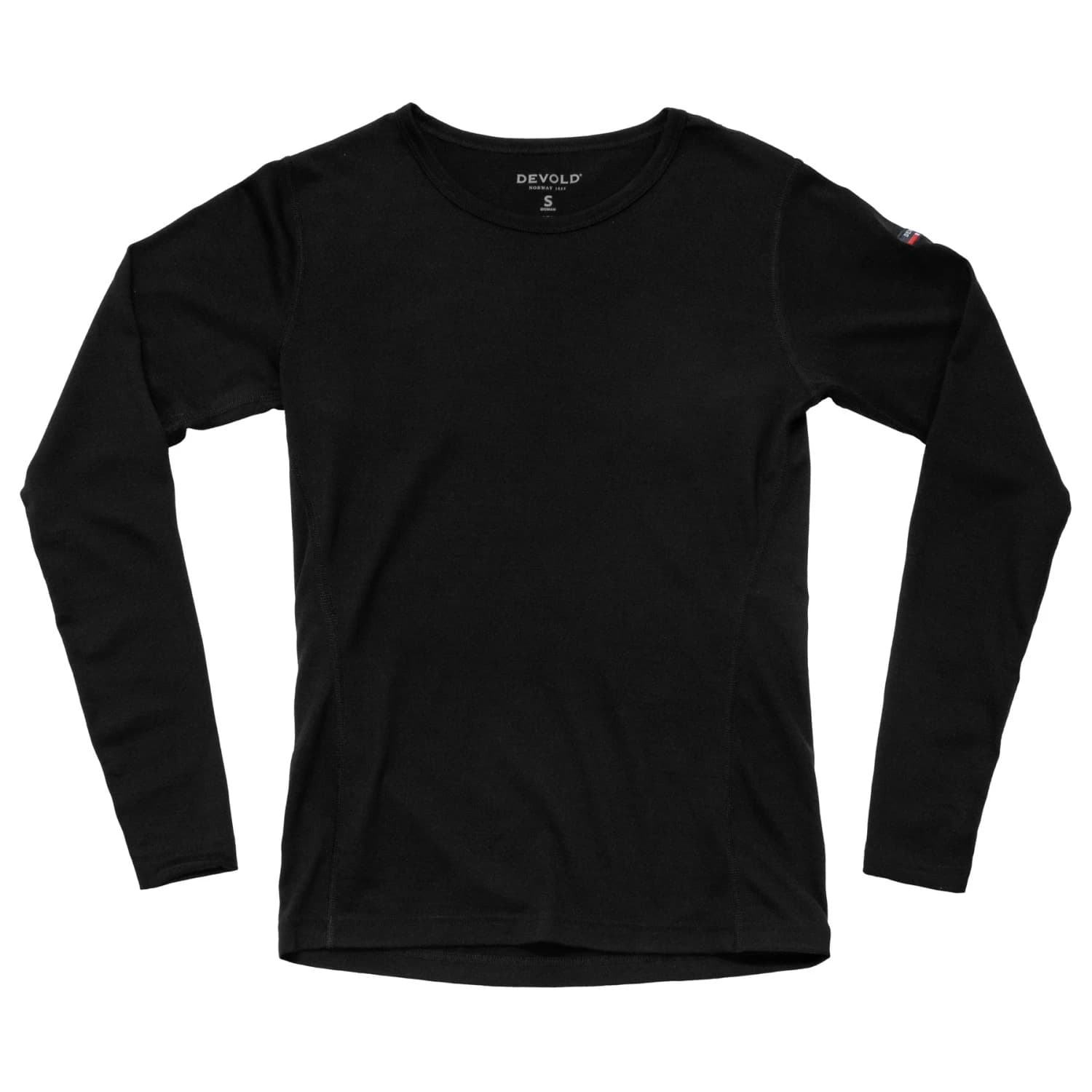 Дамско мериносово термобельо Devold Breeze Woman Shirt Merino base layer - Black II