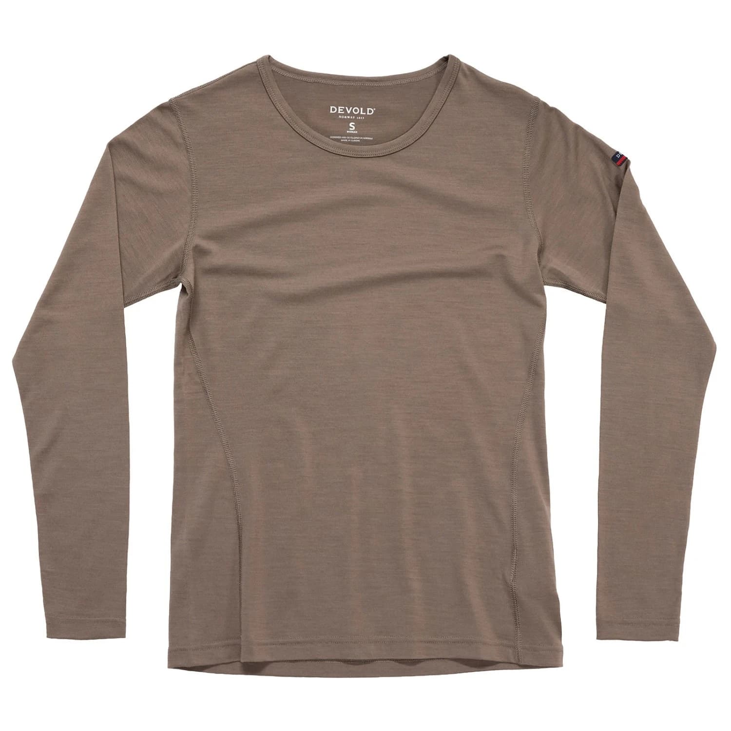 Дамско мериносово термобельо Devold Breeze Woman Shirt Merino base layer - Falcon
