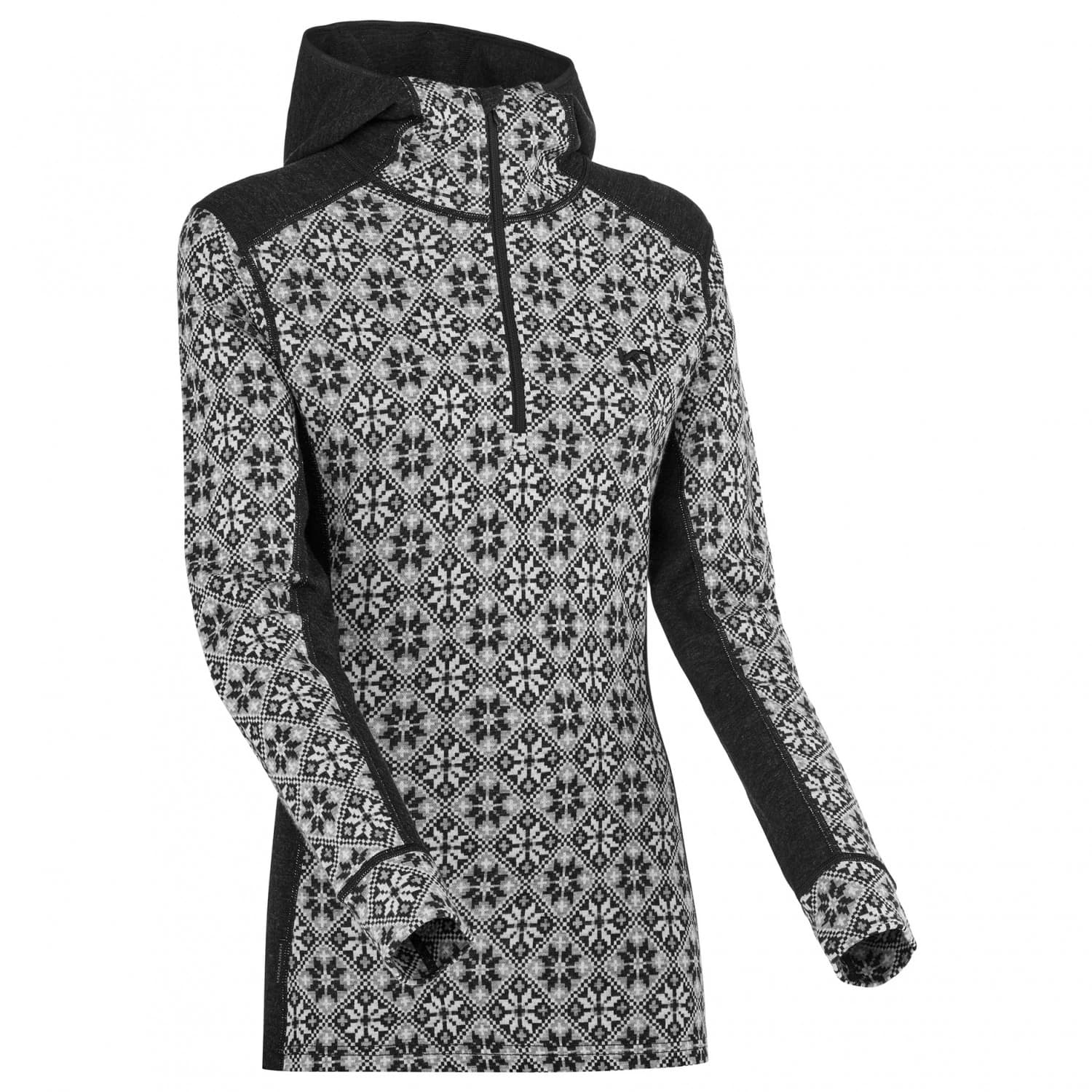 Дамско мериносово термобельо Kari Traa Women's Rose Hood Merino base layer - Black