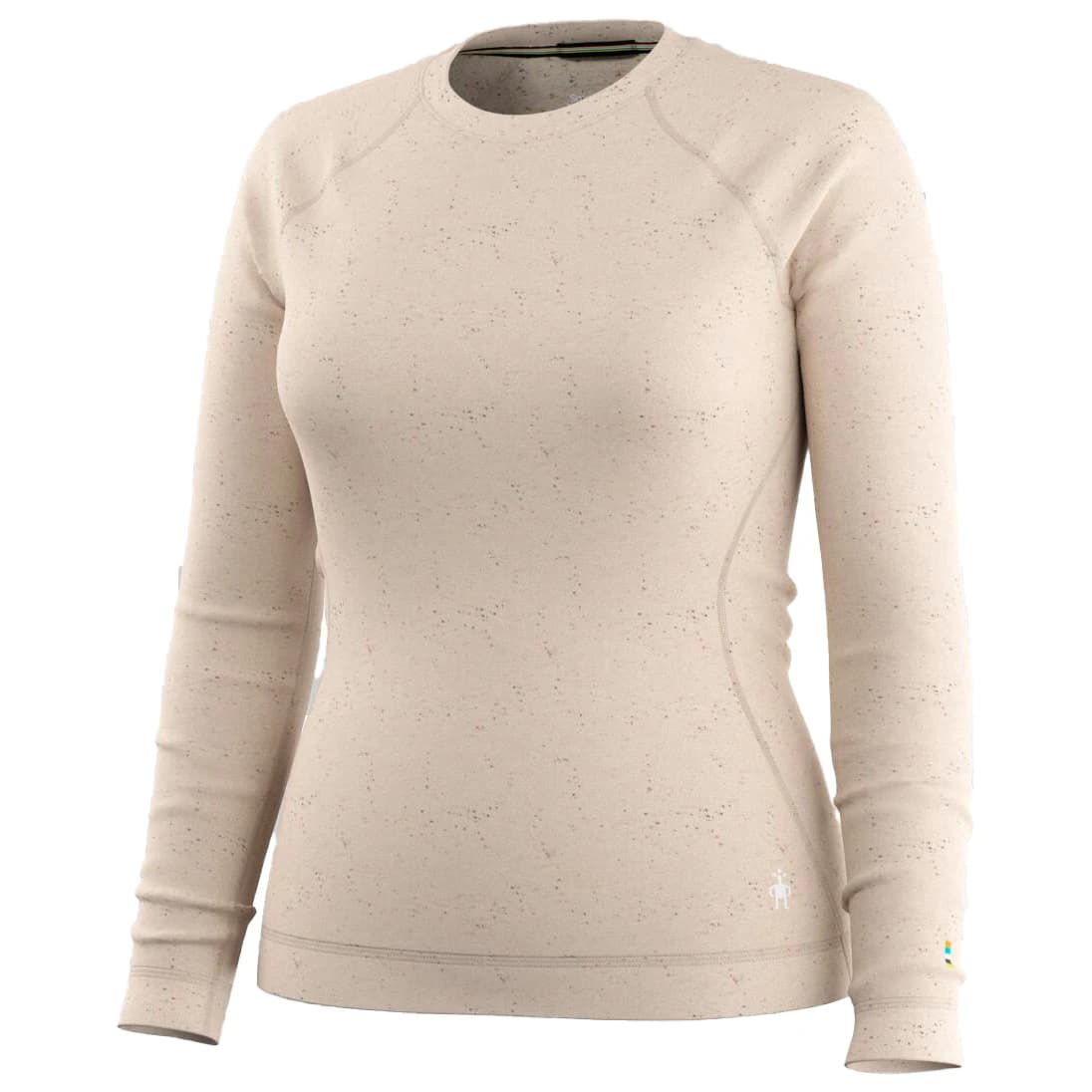Мериносово термобельо Smartwool Women's Merino 250 Baselayer Crew Boxed Merino base layer - Almond Donegal