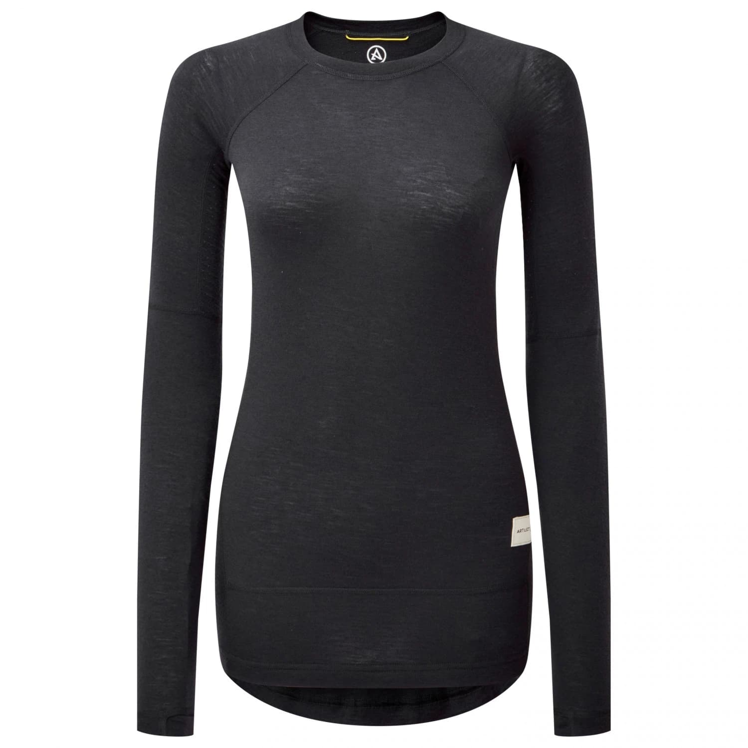 Дамско мериносово термобельо ARTILECT Women's Boulder 125 Crew L/S Merino base layer - Black
