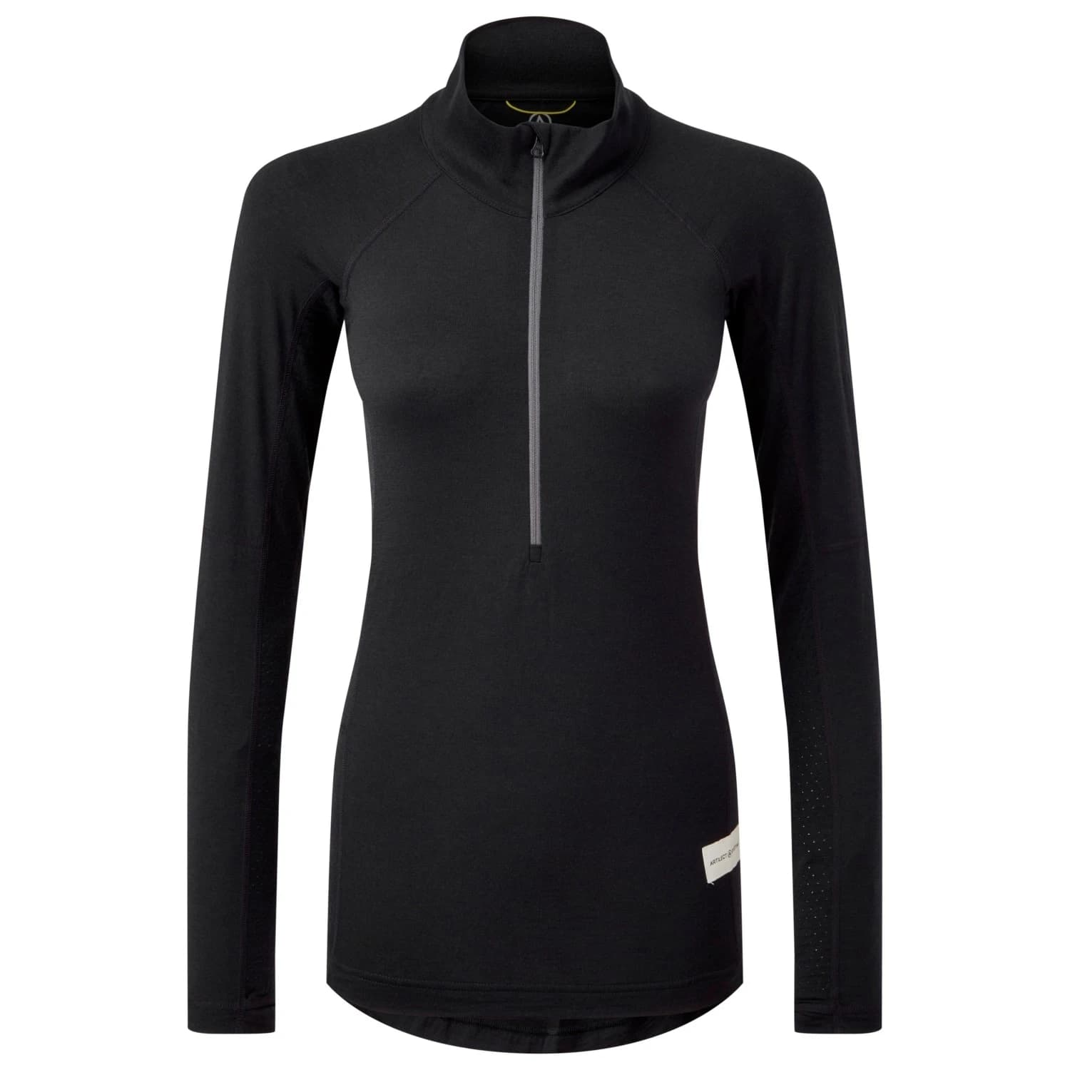 Мериносово термобельо ARTILECT Women's Flatiron 185 1/4 Zip Merino base layer - Black