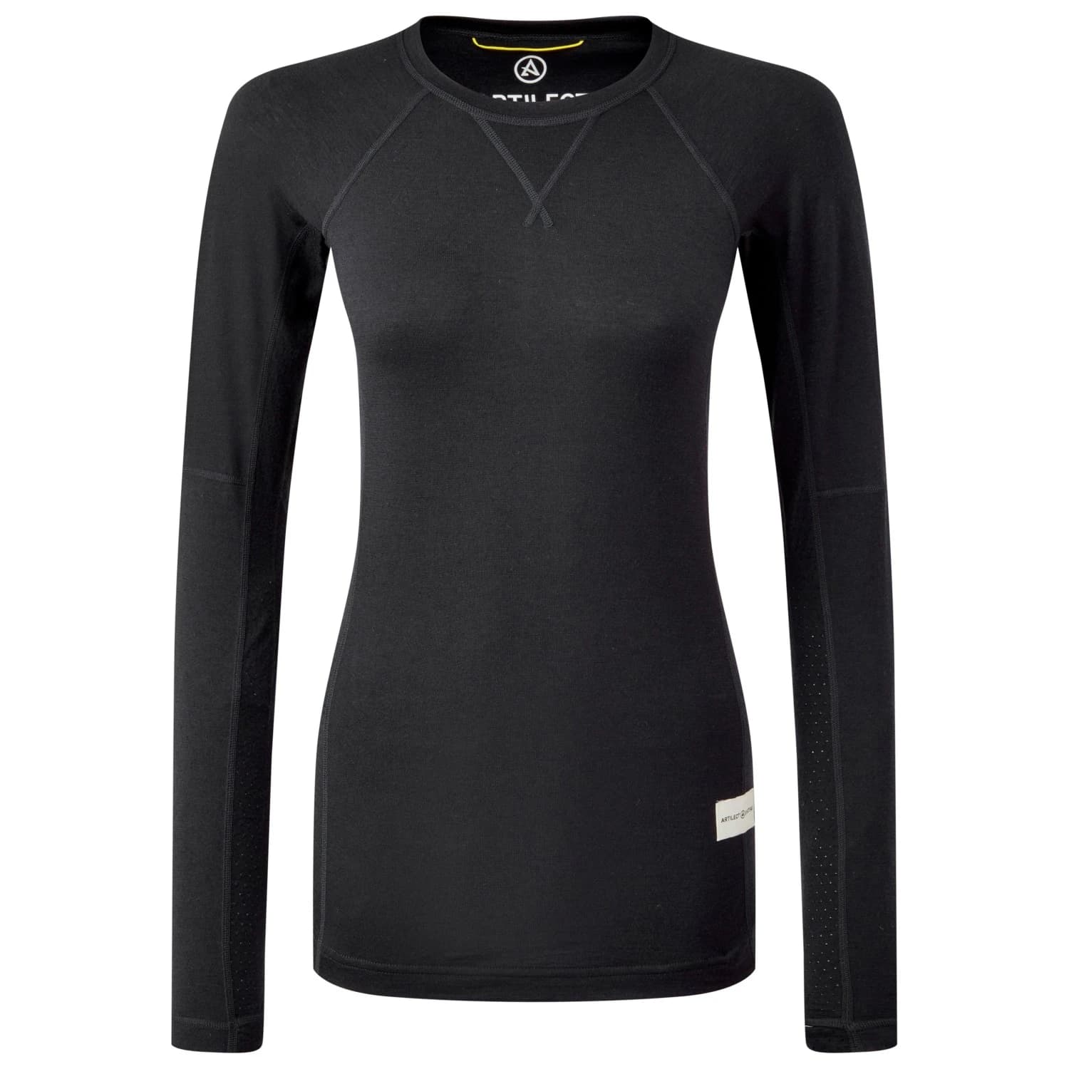 Мериносово термобельо ARTILECT Women's Flatiron 185 Crew Merino base layer - Black