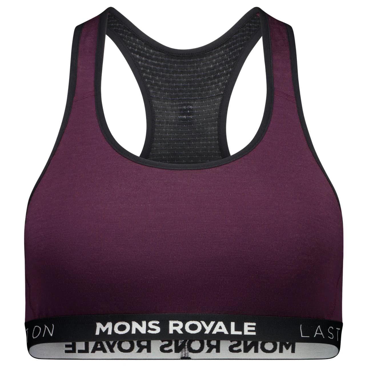 Спортен сутиен Mons Royale Women's Sierra Sports Bra - Fig / Black