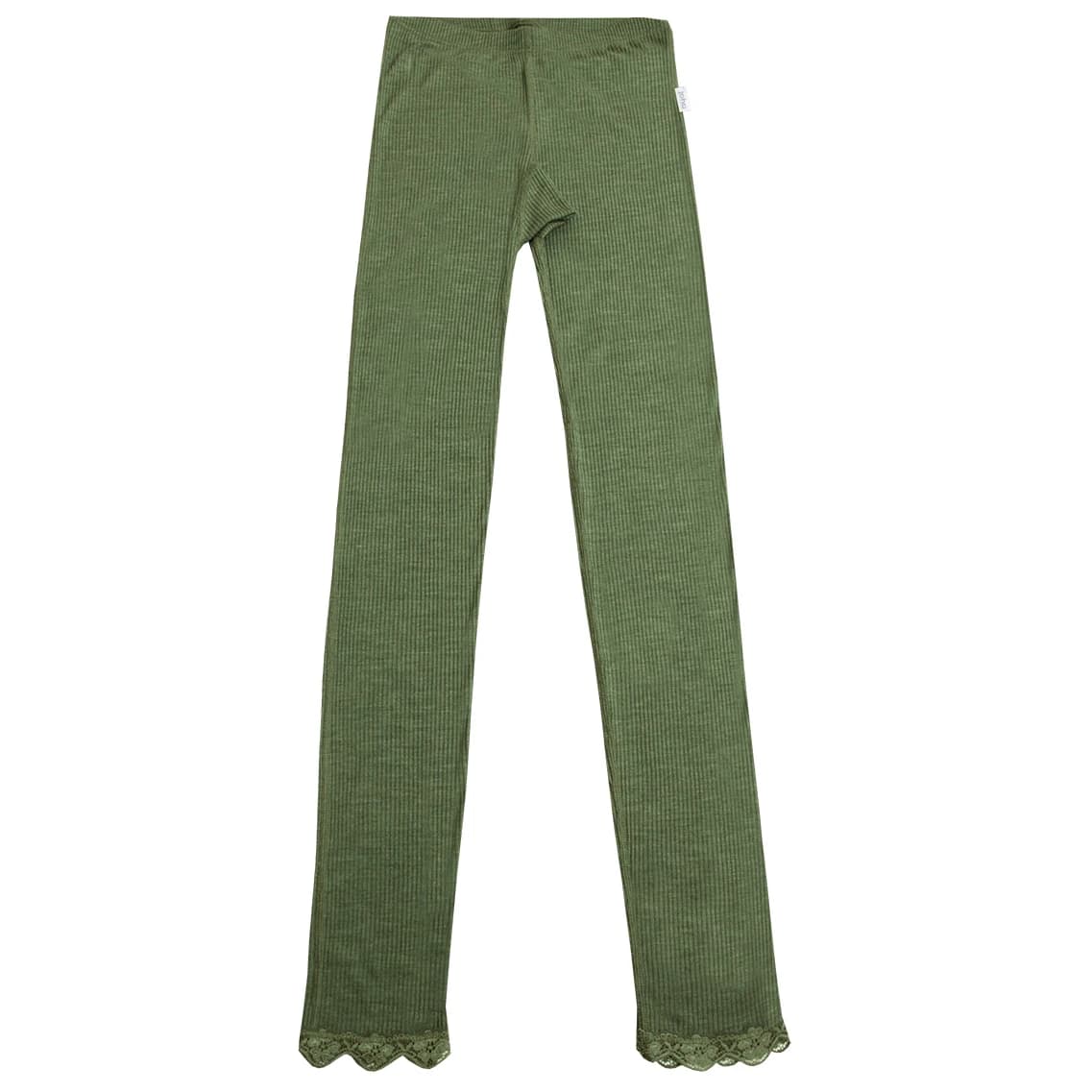 Дамско мериносово термобельо Joha Women's Leggings 70/30 Merino base layer - Olive Green