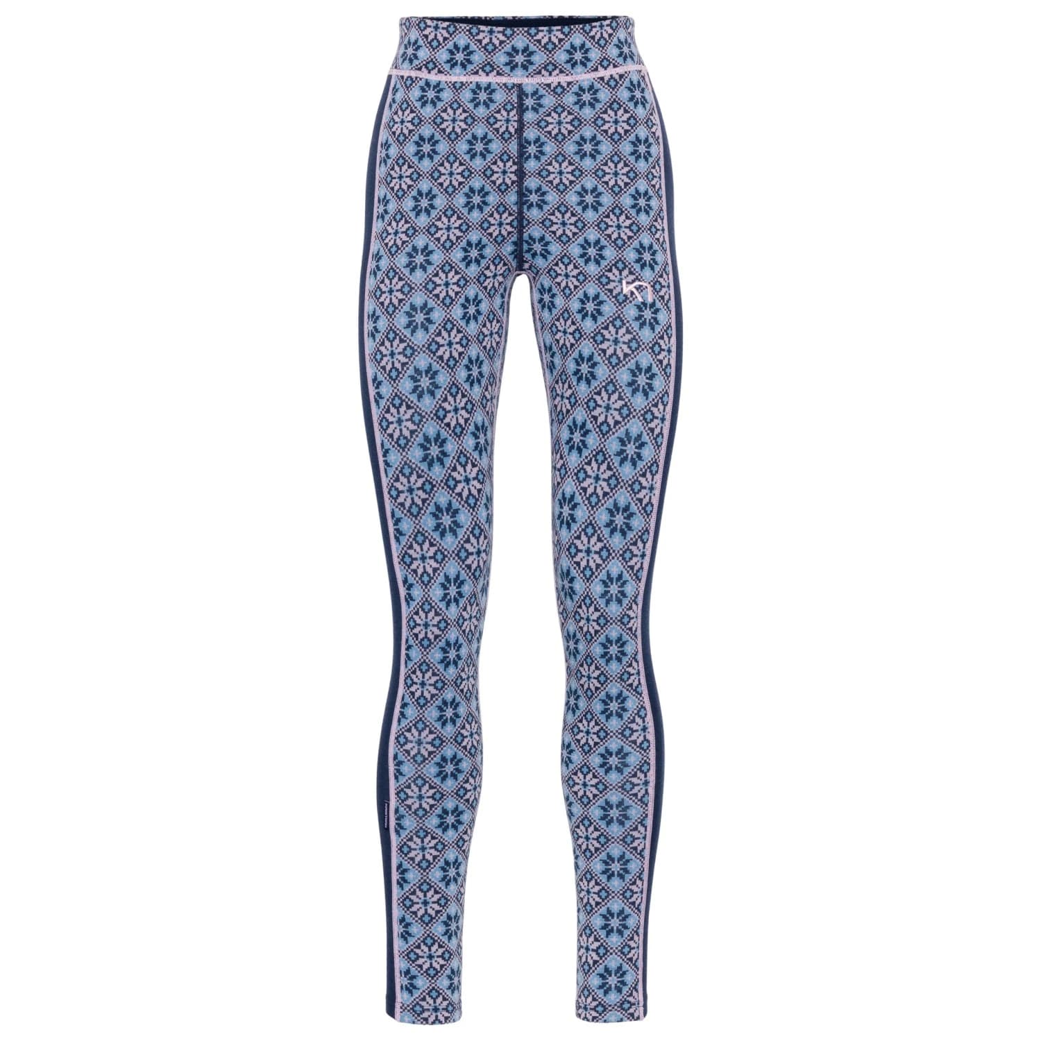Дамско мериносово термобельо Kari Traa Women's Rose High Waist Pant Merino base layer - Dark Navy Blue II