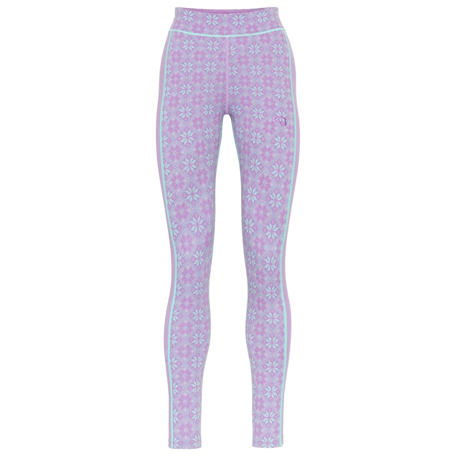 Дамско мериносово термобельо Kari Traa Women's Rose High Waist Pant Merino base layer - Lily
