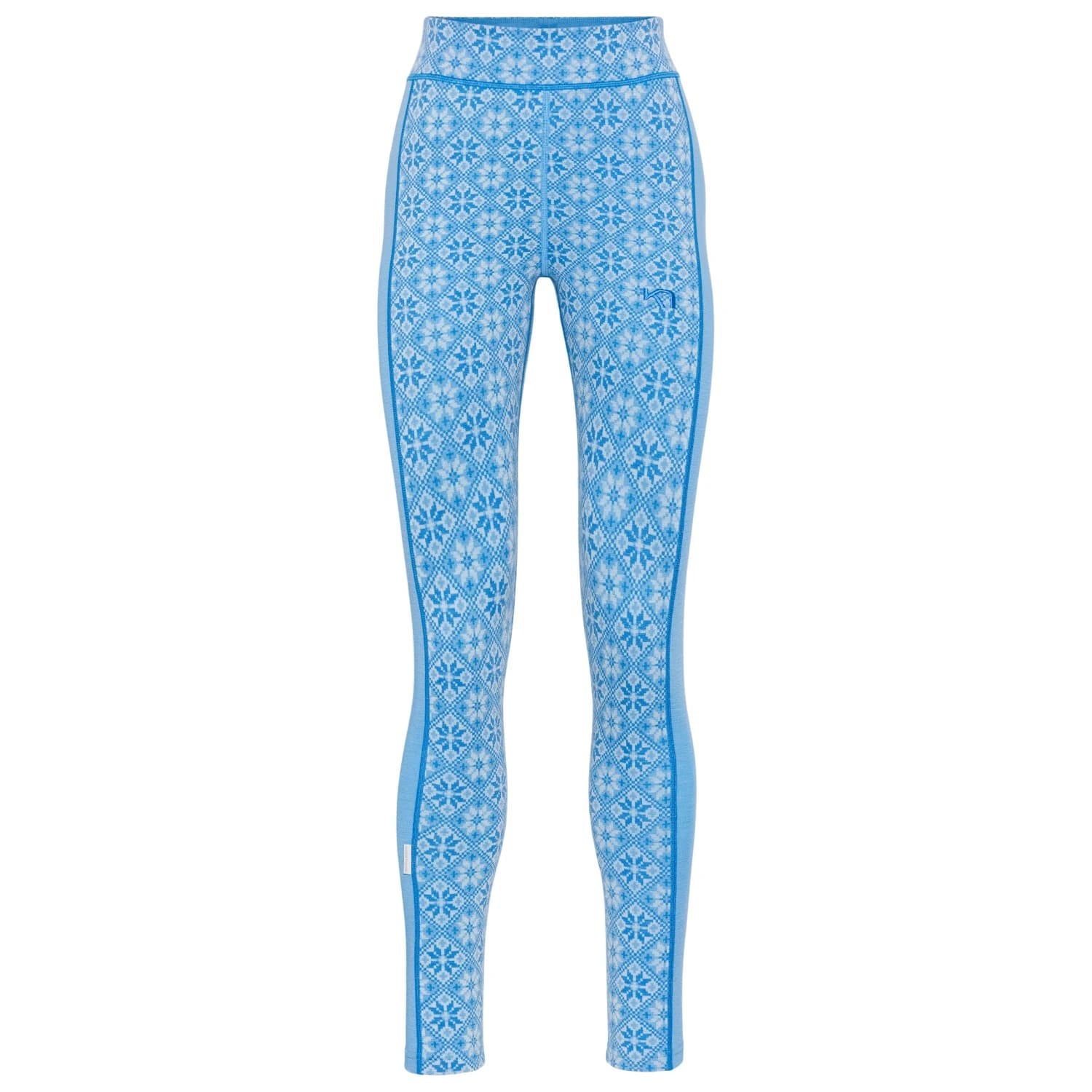 Дамско мериносово термобельо Kari Traa Women's Rose High Waist Pant Merino base layer - Ocean