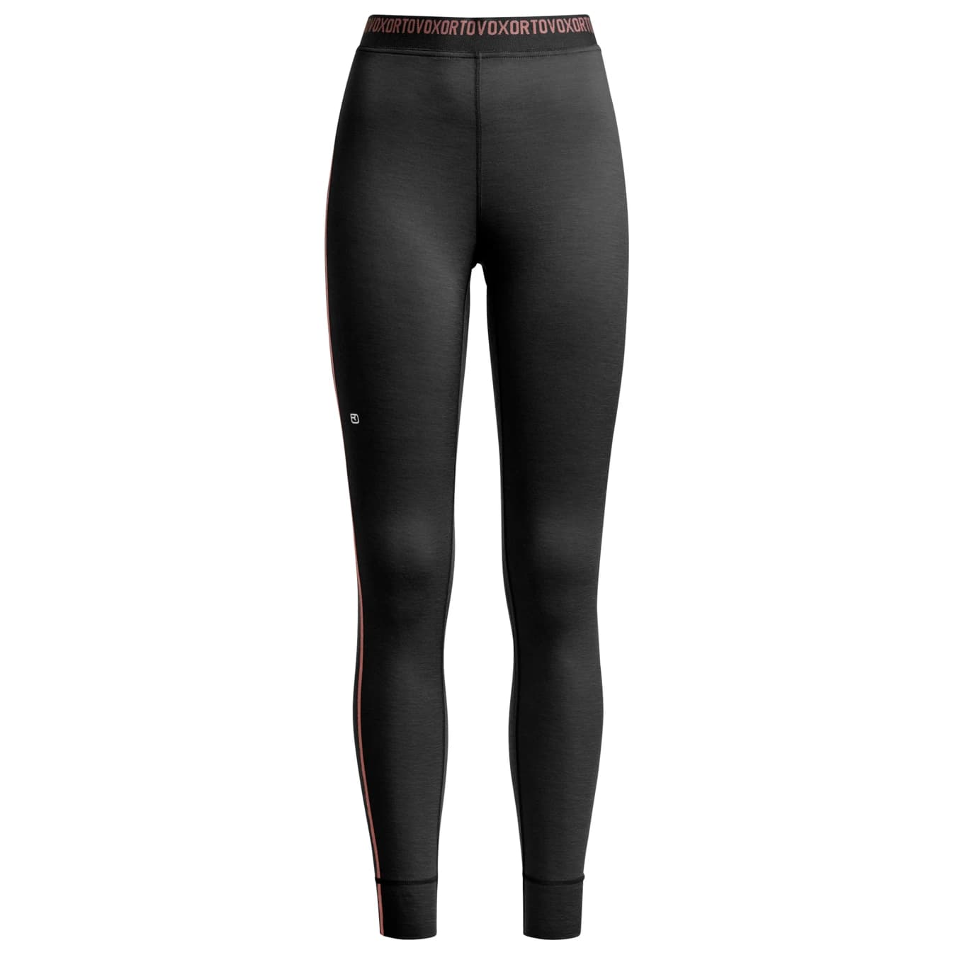 Дамско мериносово термобельо Ortovox Women's 185 Rock'N'Wool Long Pants Merino base layer - Black Raven