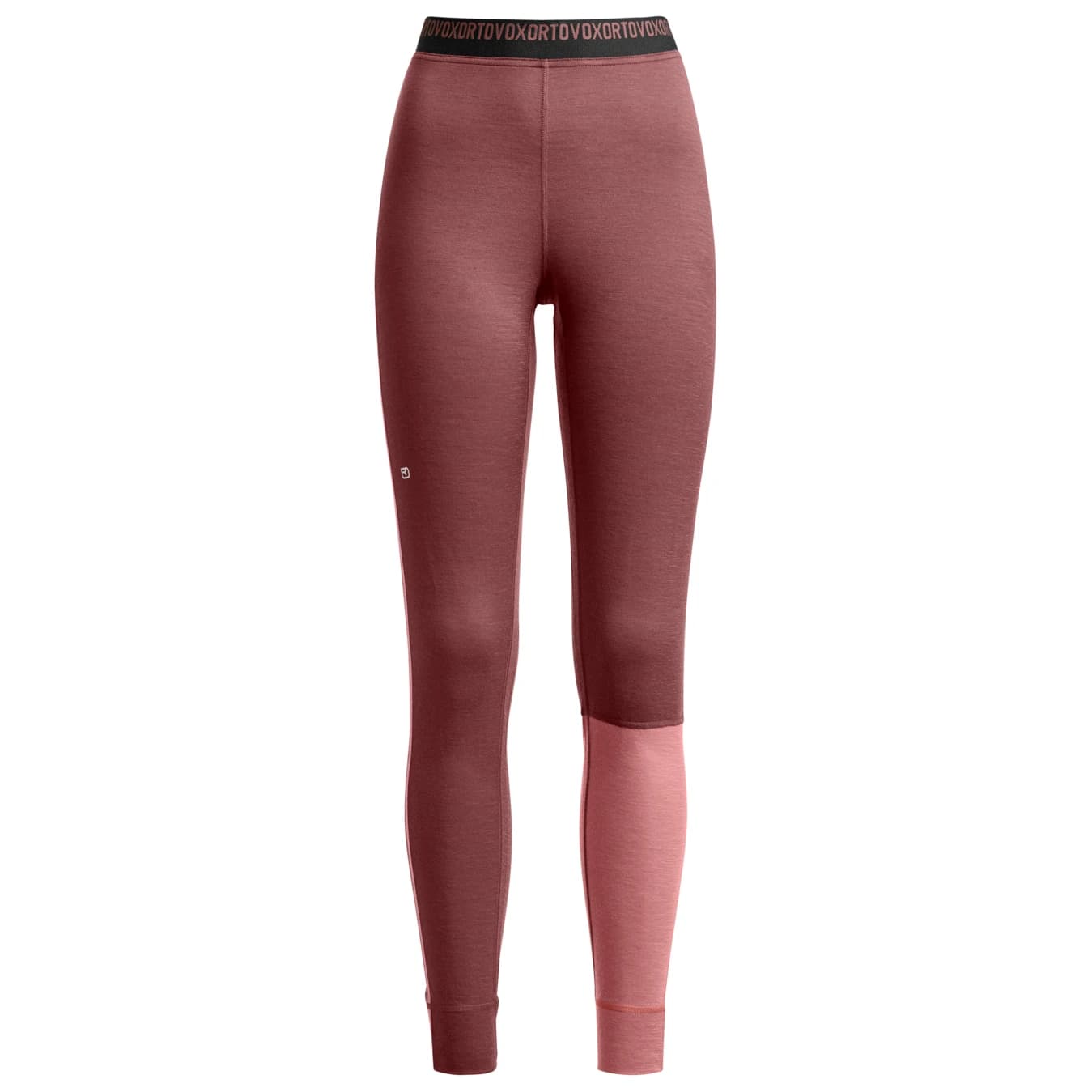 Дамско мериносово термобельо Ortovox Women's 185 Rock'N'Wool Long Pants Merino base layer - Chestnut