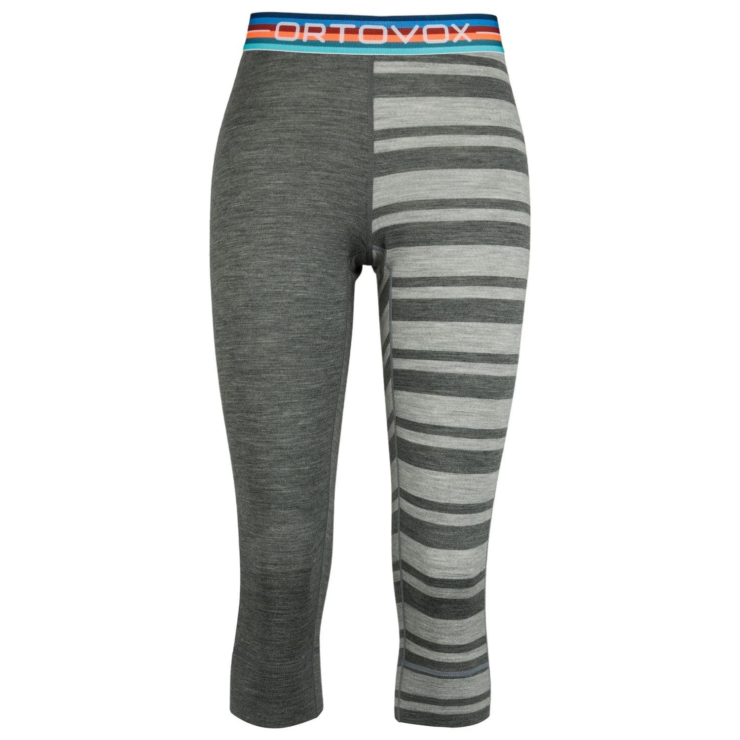 Дамско мериносово термобельо Ortovox Women's 185 Rock'N'Wool Short Pants Merino base layer - Grey Blend