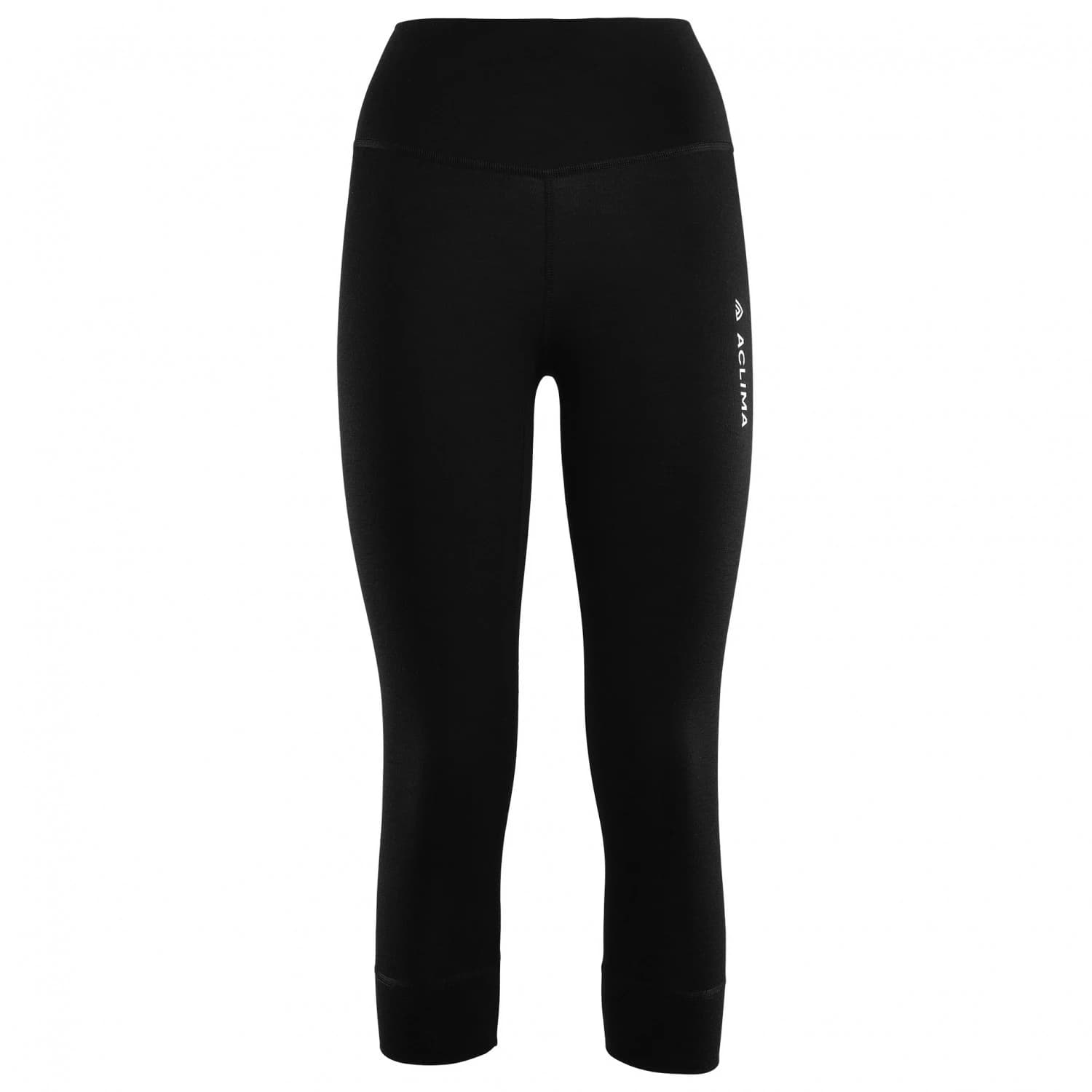 Дамско мериносово термобельо Aclima Women's Warmwool 3/4 Longs Merino base layer - Jet Black