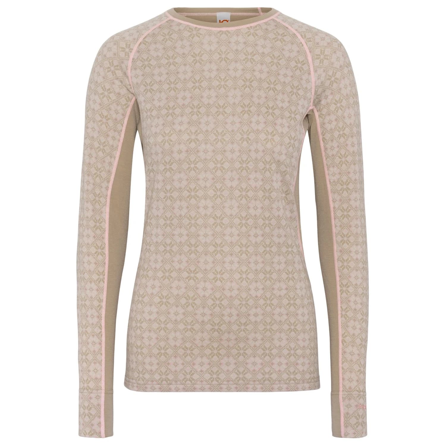 Мериносово термобельо Kari Traa Women's Rose Light L/S Merino base layer - Mocha