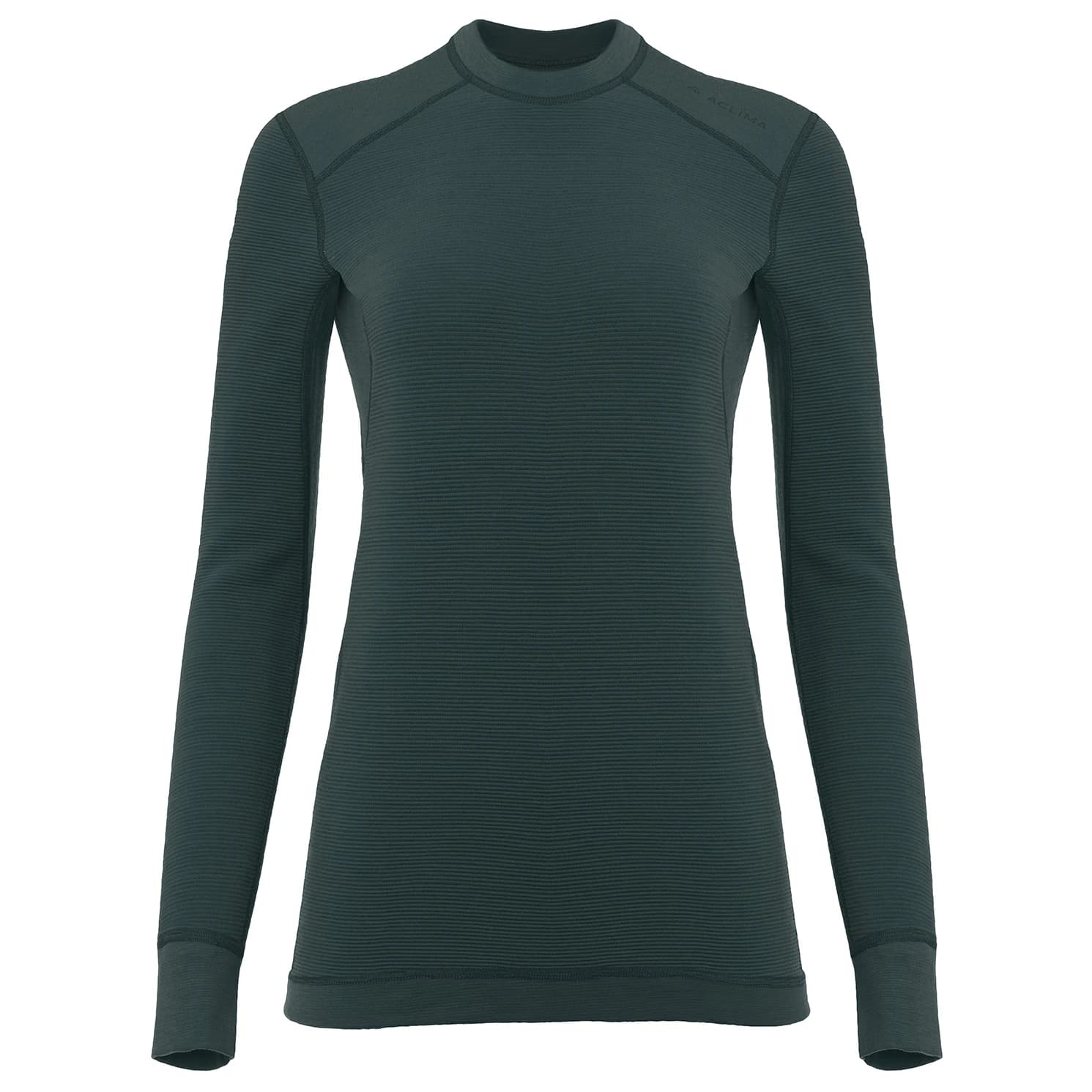 Дамско мериносово термобельо Aclima Women's Streamwool Crew Neck Merino base layer - Green Gables