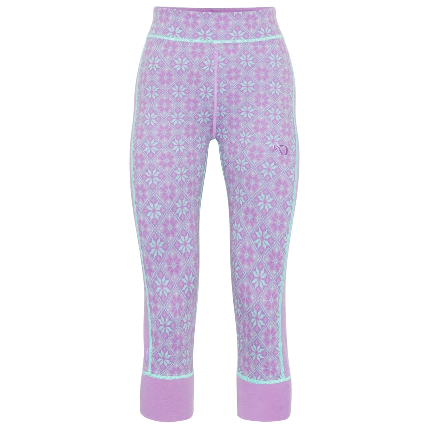 Дамско мериносово термобельо Kari Traa Women's Rose Capri High Waist Merino base layer - Lily