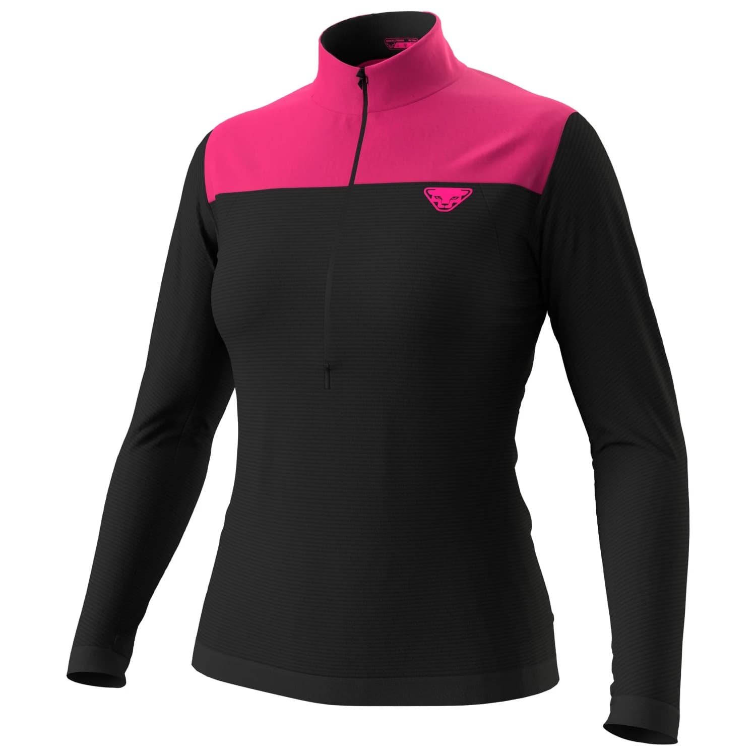 Дамско мериносово термобельо Dynafit Women's Elevation L/S Merino base layer - Flamingo