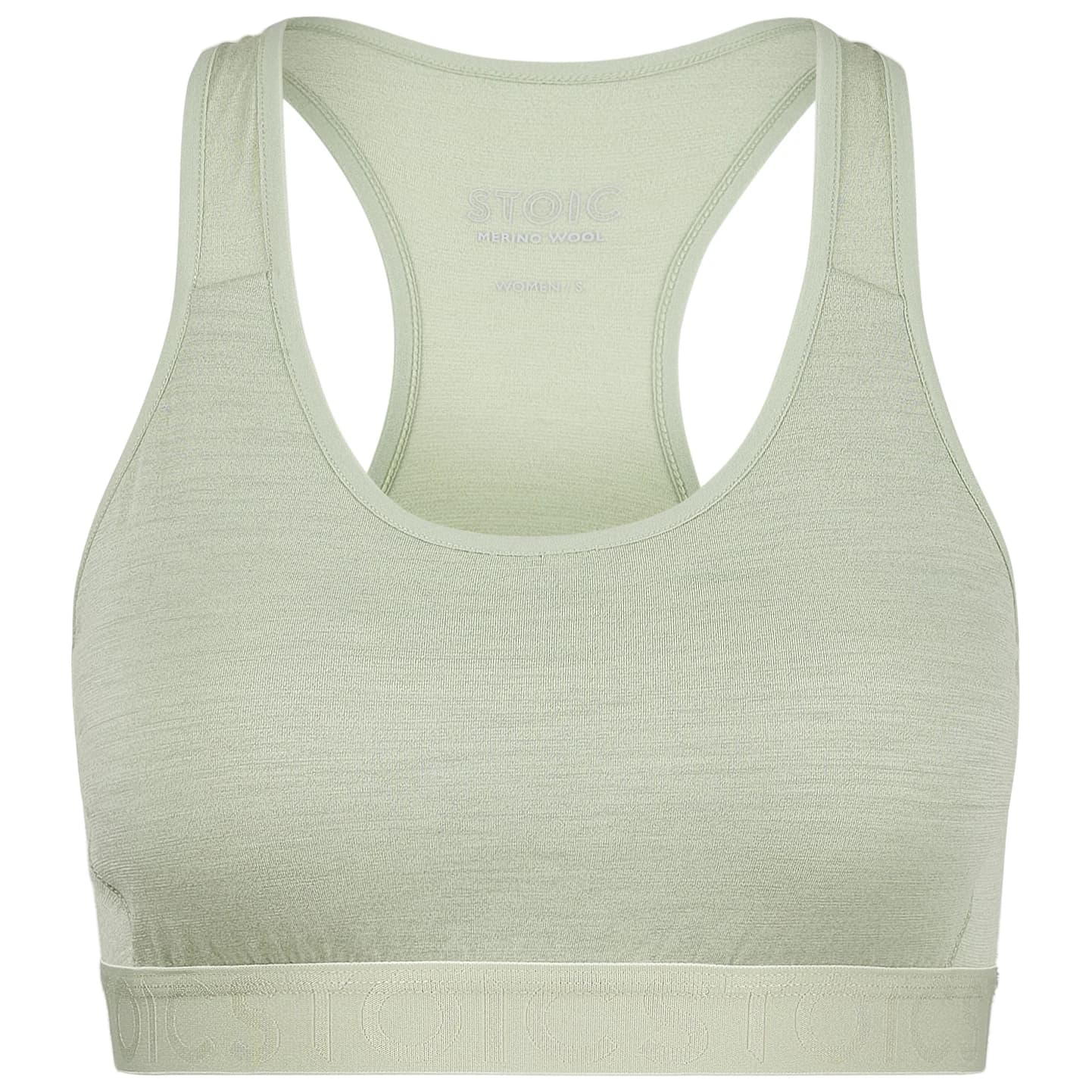 Дамско мериносово термобельо Stoic Women's Merino150 AlsenSt. Bra Merino base layer - Light Agave Green