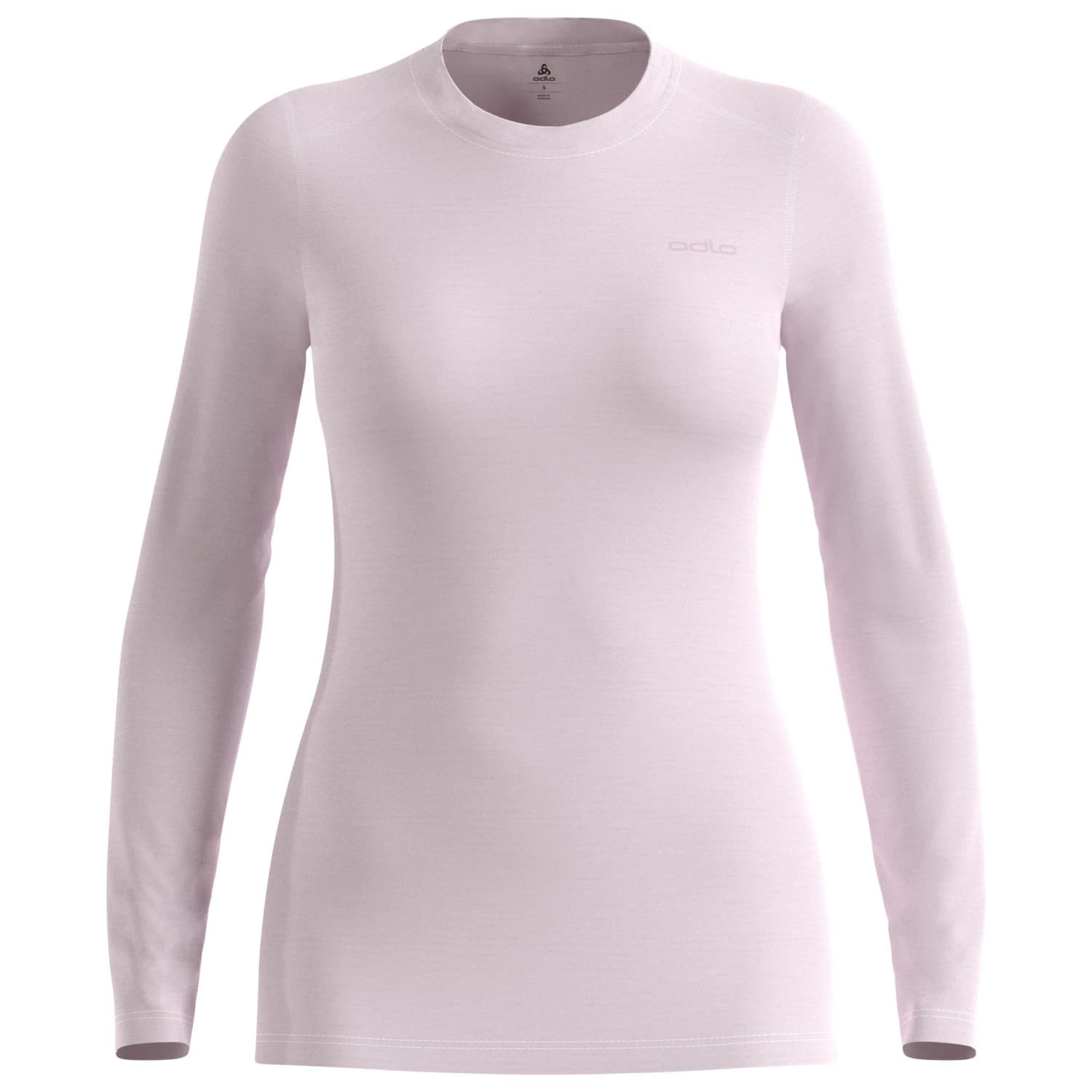Дамско мериносово термобельо Odlo Women's Merino 160 Bl Top Crew Neck L/S Merino base layer - Orchid Ice