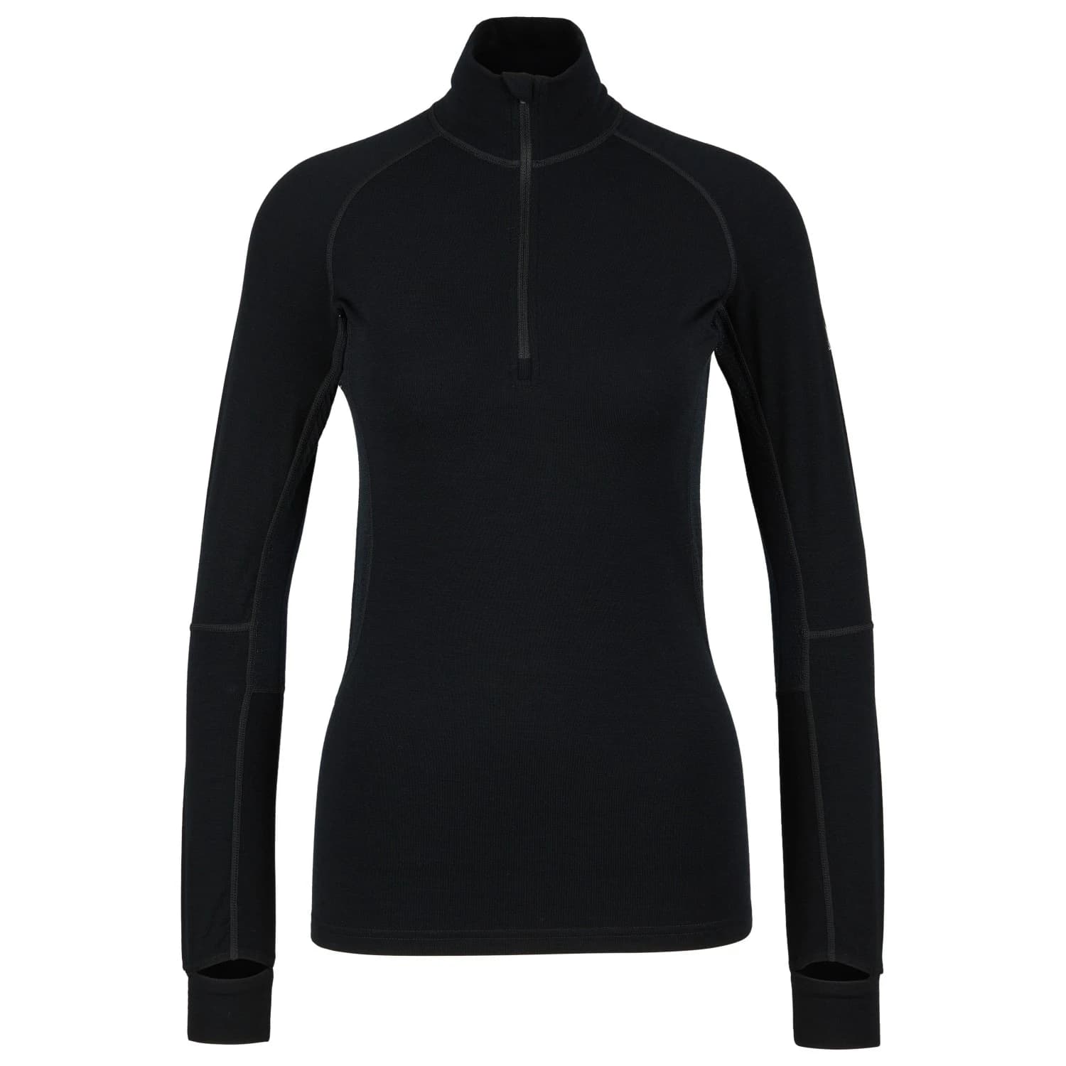 Мериносова блуза Stoic Women's MerinoMesh150 SadjemSt. L/S Half Zip Merino base layer - Black