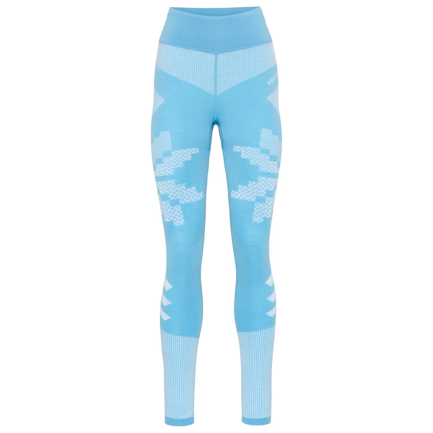 Дамско мериносово термобельо Kari Traa Women's Faith Pants Merino base layer - Ocean