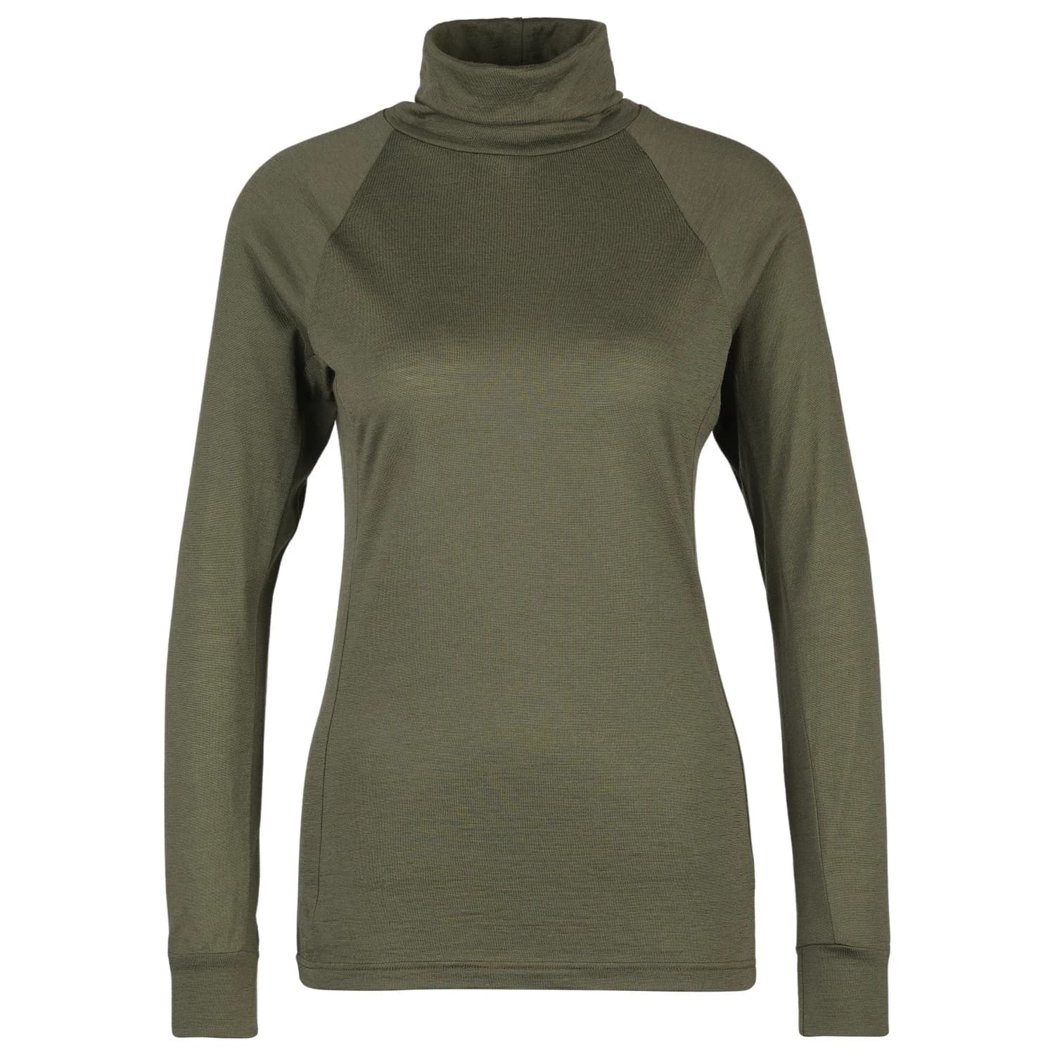 Дамско мериносово термобельо Stoic Women's Merino180 BengtSt. Turtle Neck Merino base layer - Olive Green
