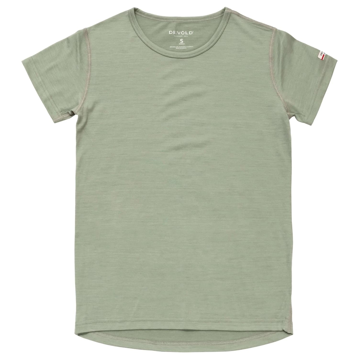 Мериносово термобельо Devold Women's Breeze Plus Merino 200 T-Shirt Merino base layer - Fog
