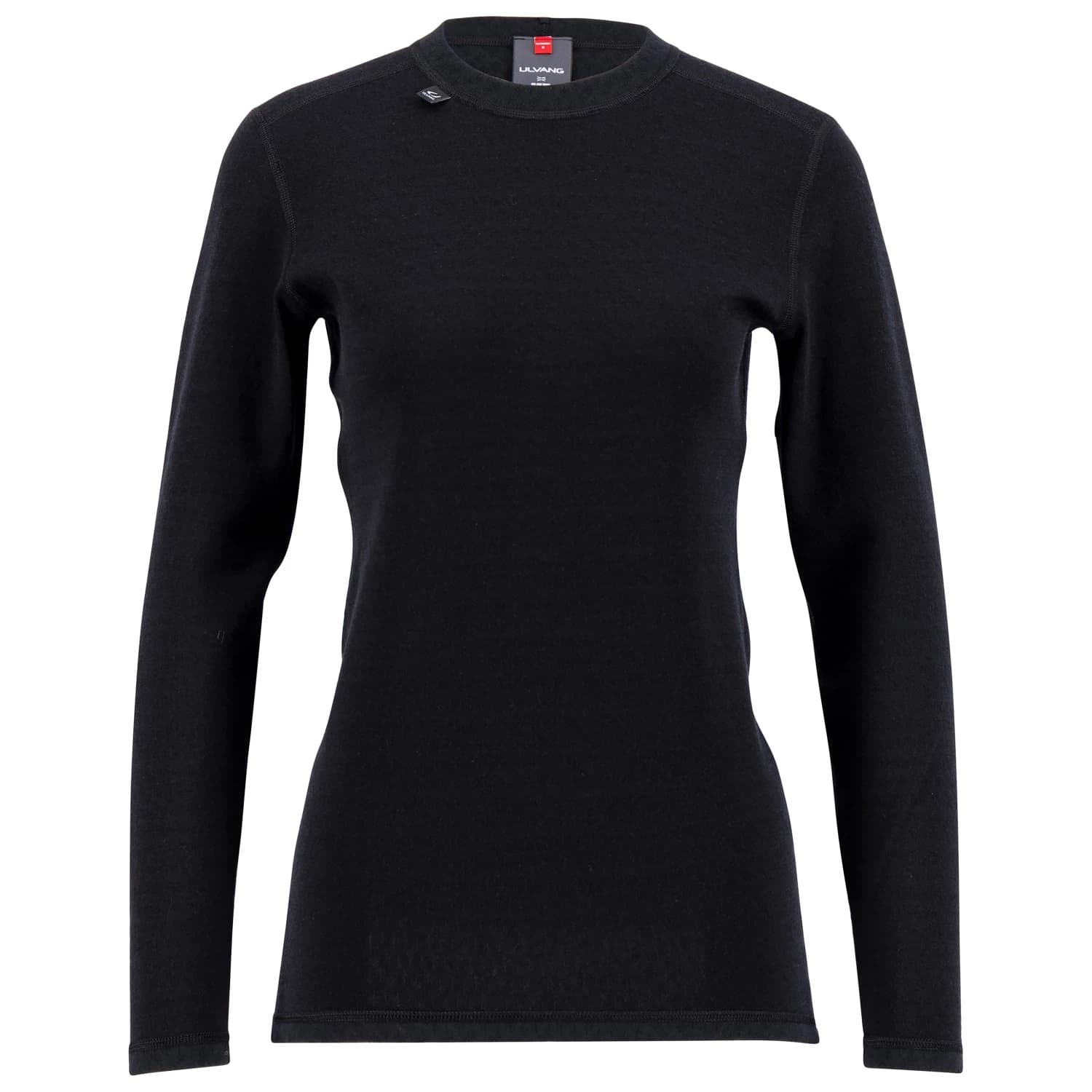 Дамско мериносово термобельо Ulvang Women's Comfort 200 Round Neck Merino base layer - Black / Black