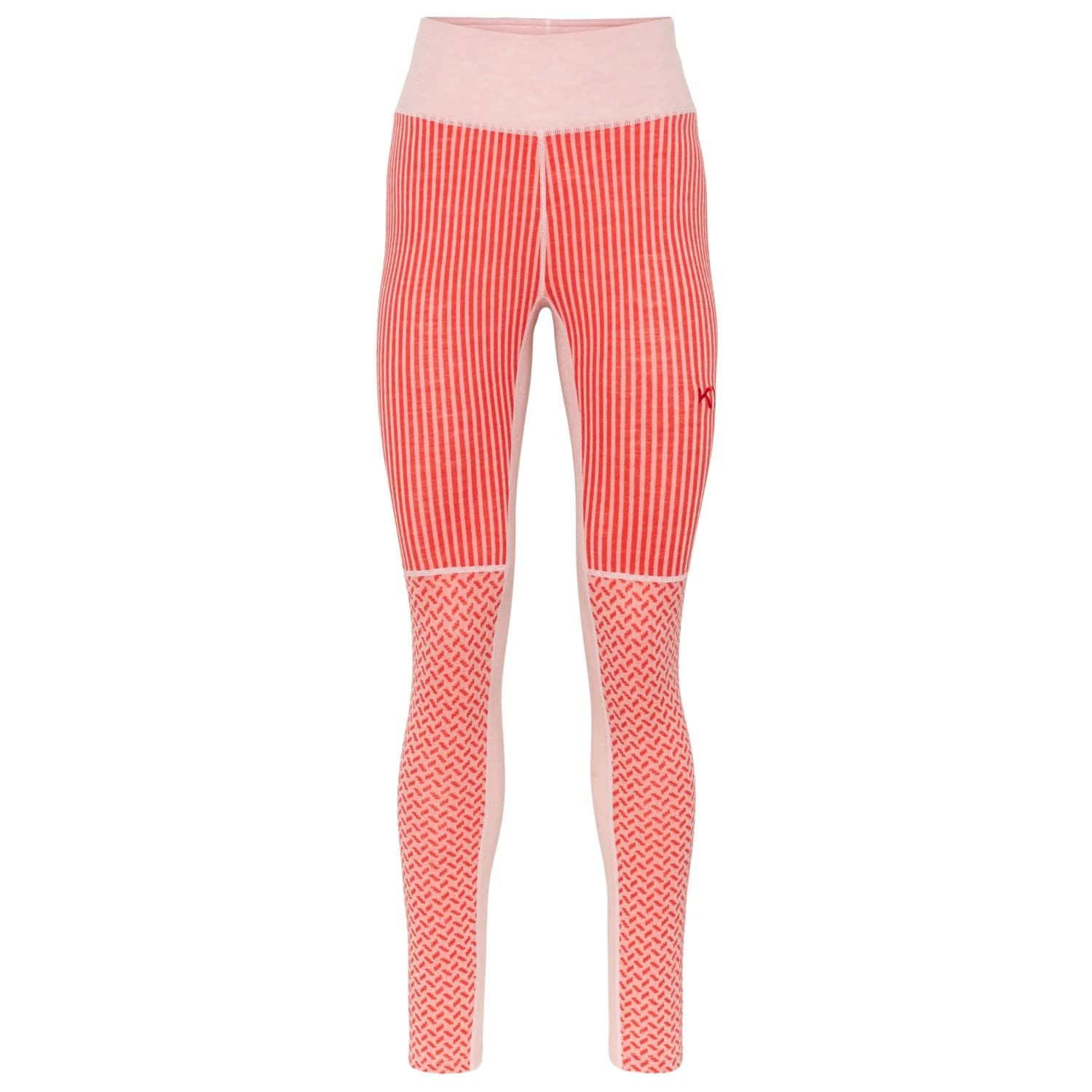Дамско мериносово термобельо Kari traa Women's Smekker High Waist Pants Merino base layer - Gum