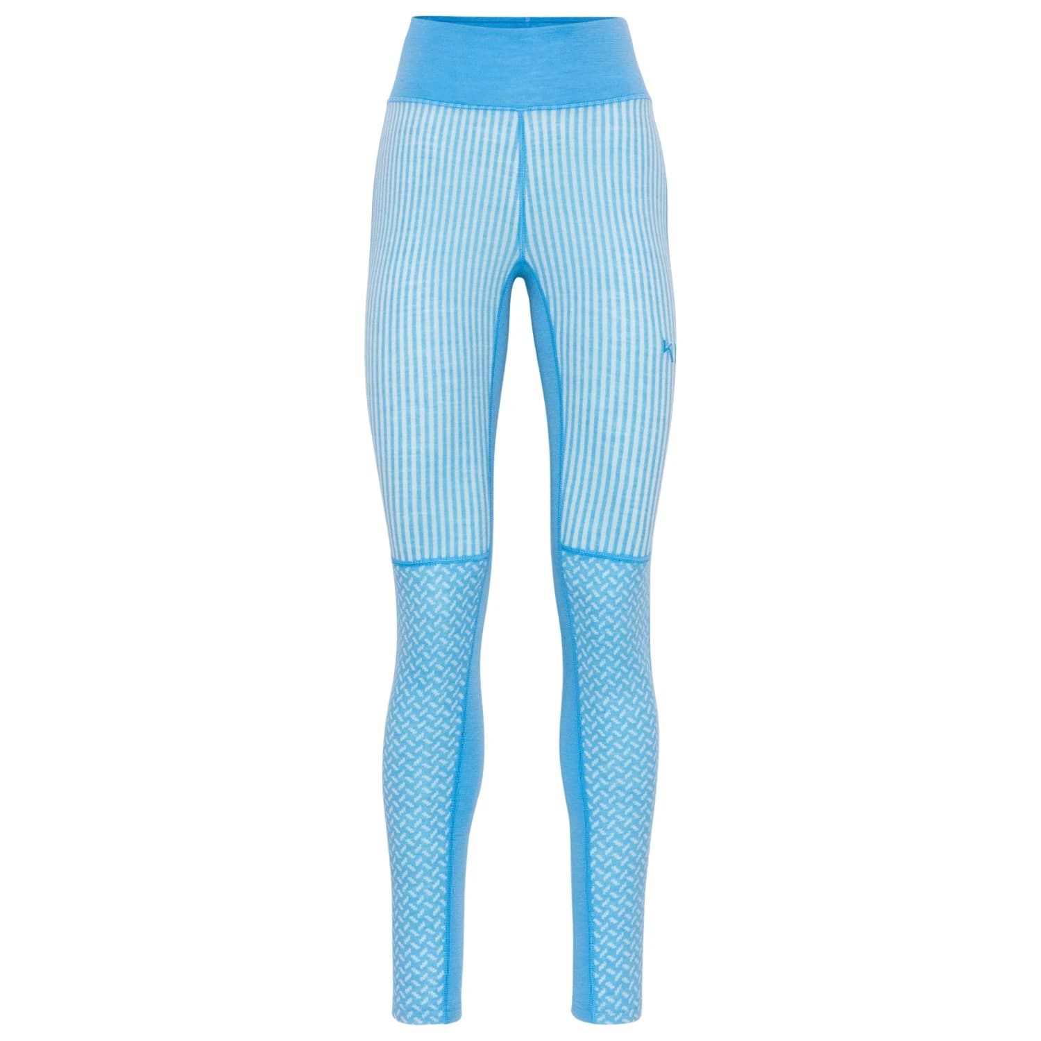 Дамско мериносово термобельо Kari Traa Women's Smekker High Waist Pants Merino base layer - Ocean