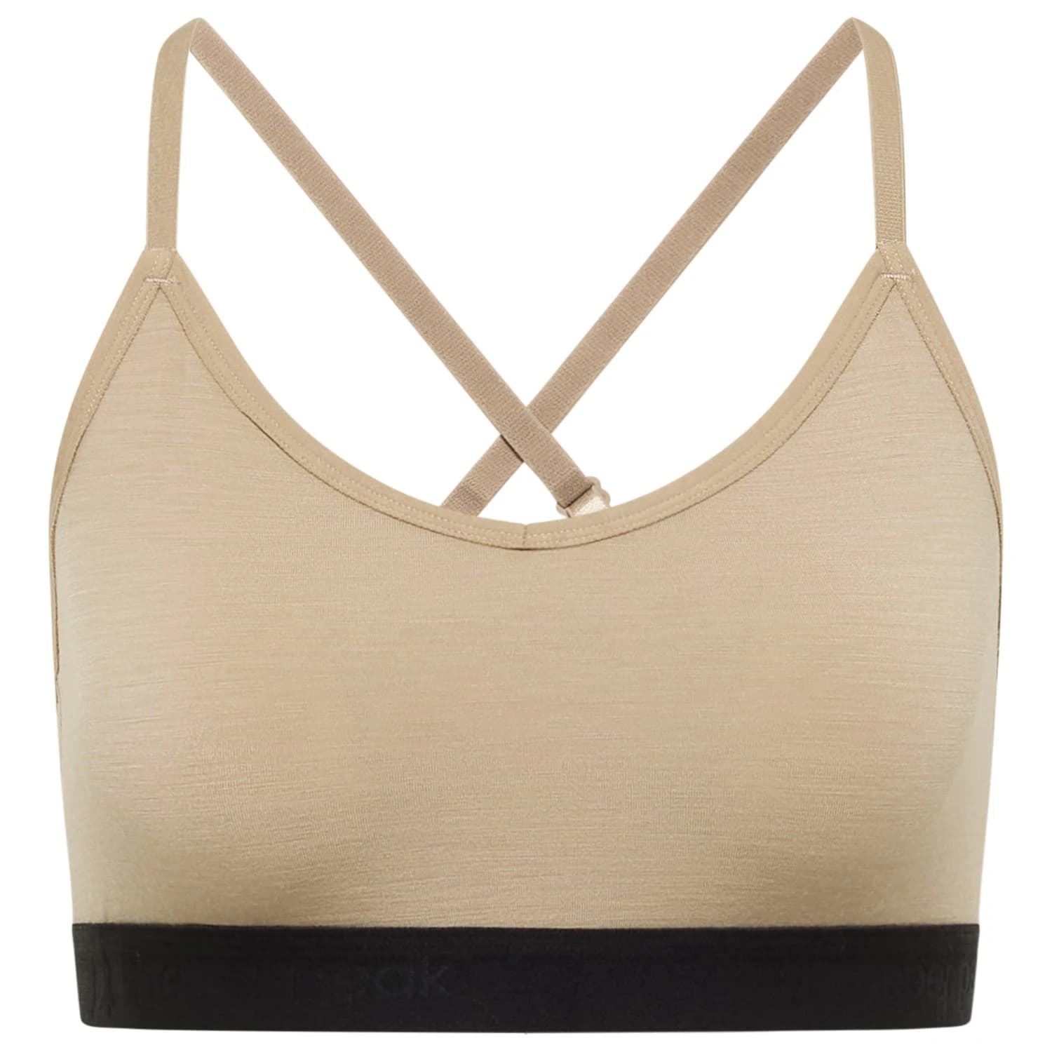 Мериносово термобельо Heber Peak Women's MerinoMix165 PineconeHe. Soft Bra Merino base layer - Cashmere Beige