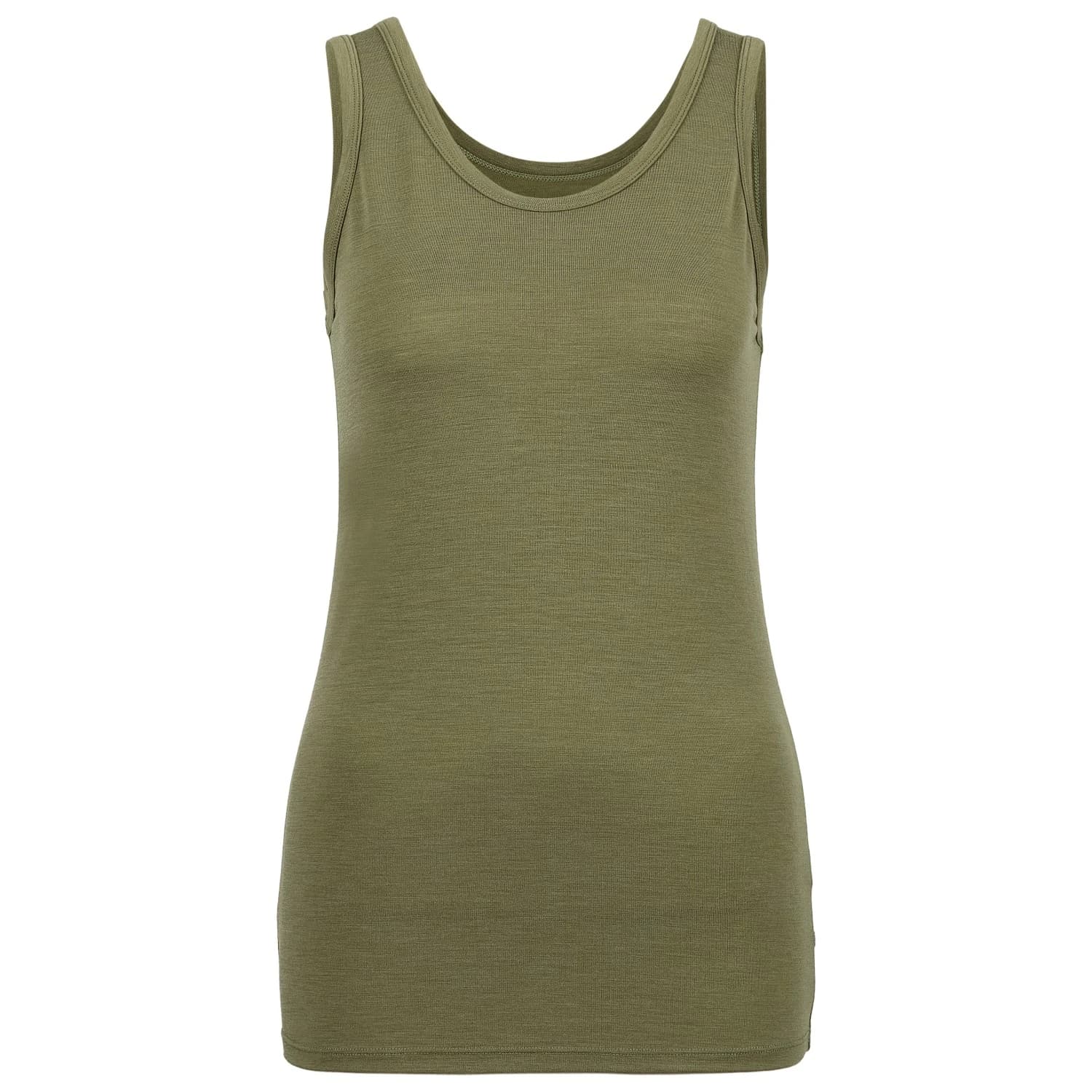 Дамско мериносово термобельо Heber Peak Women's MerinoMix165 PineconeHe. Tank Merino base layer - Lucky Green
