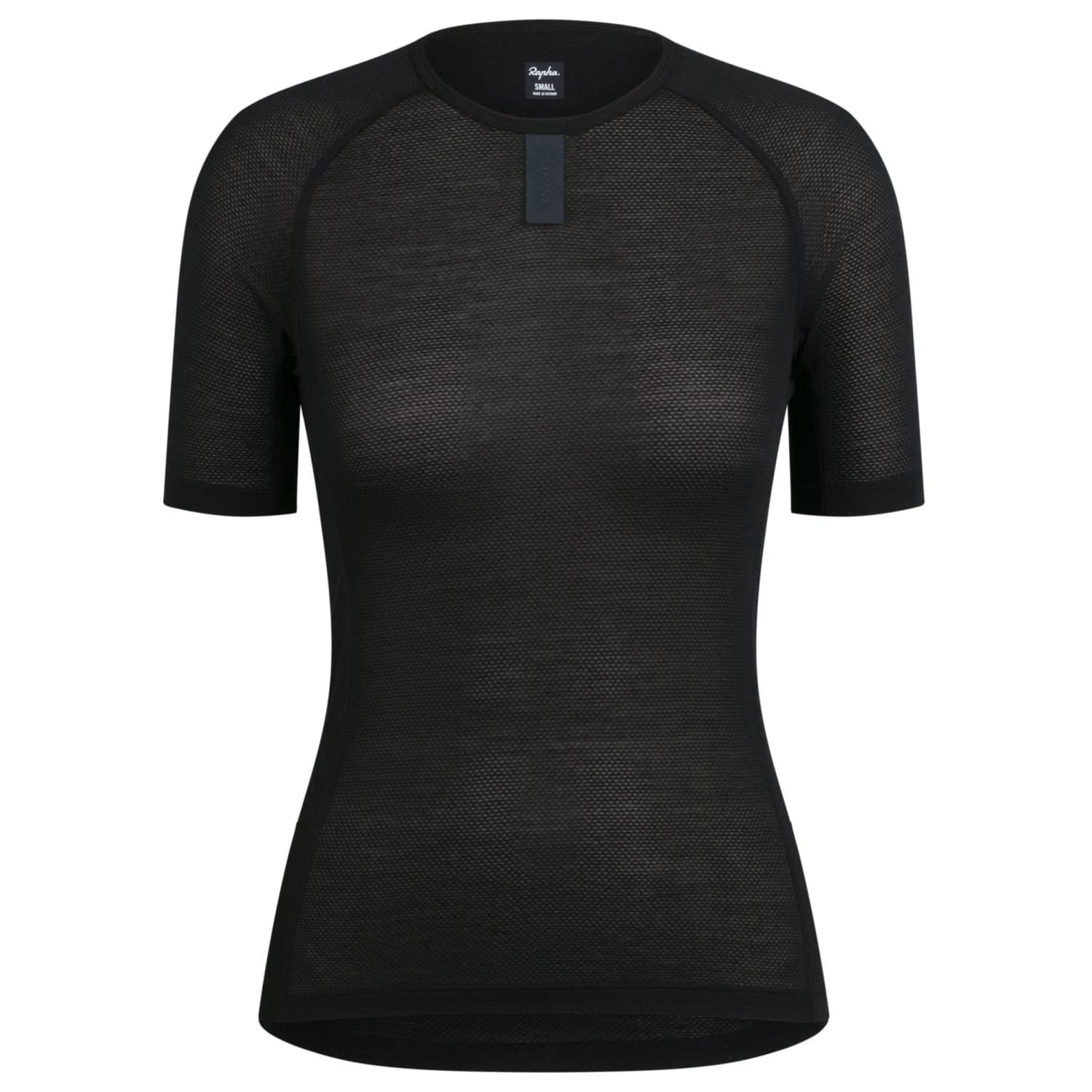 Дамско мериносово термобельо Rapha Women's Merino Lightweight Base Layer S/S Merino base layer - Black / Black