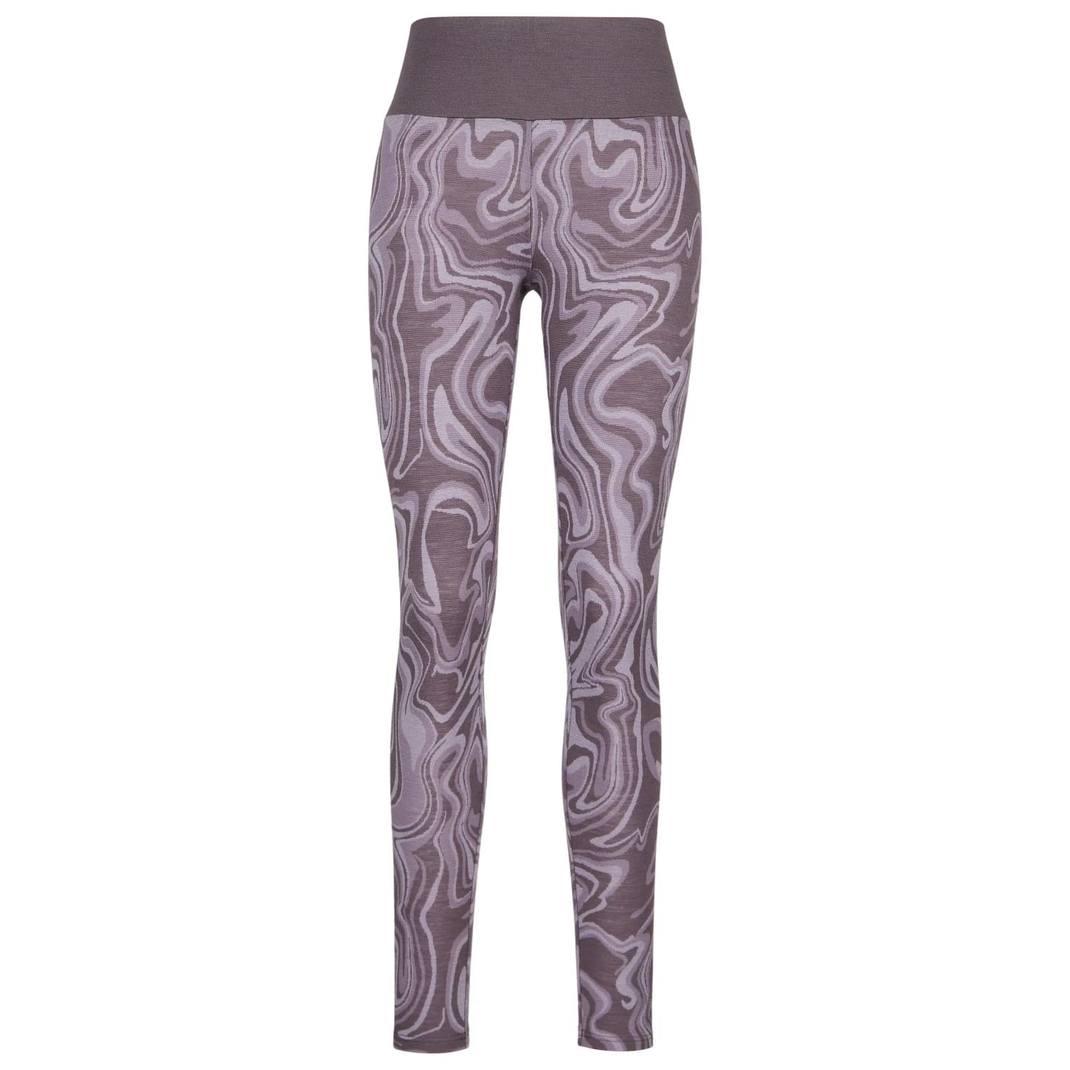Дамско мериносово термобельо Stoic Women's Merino225 StensundSt. Long Pants Merino base layer - Dark Purple Multi