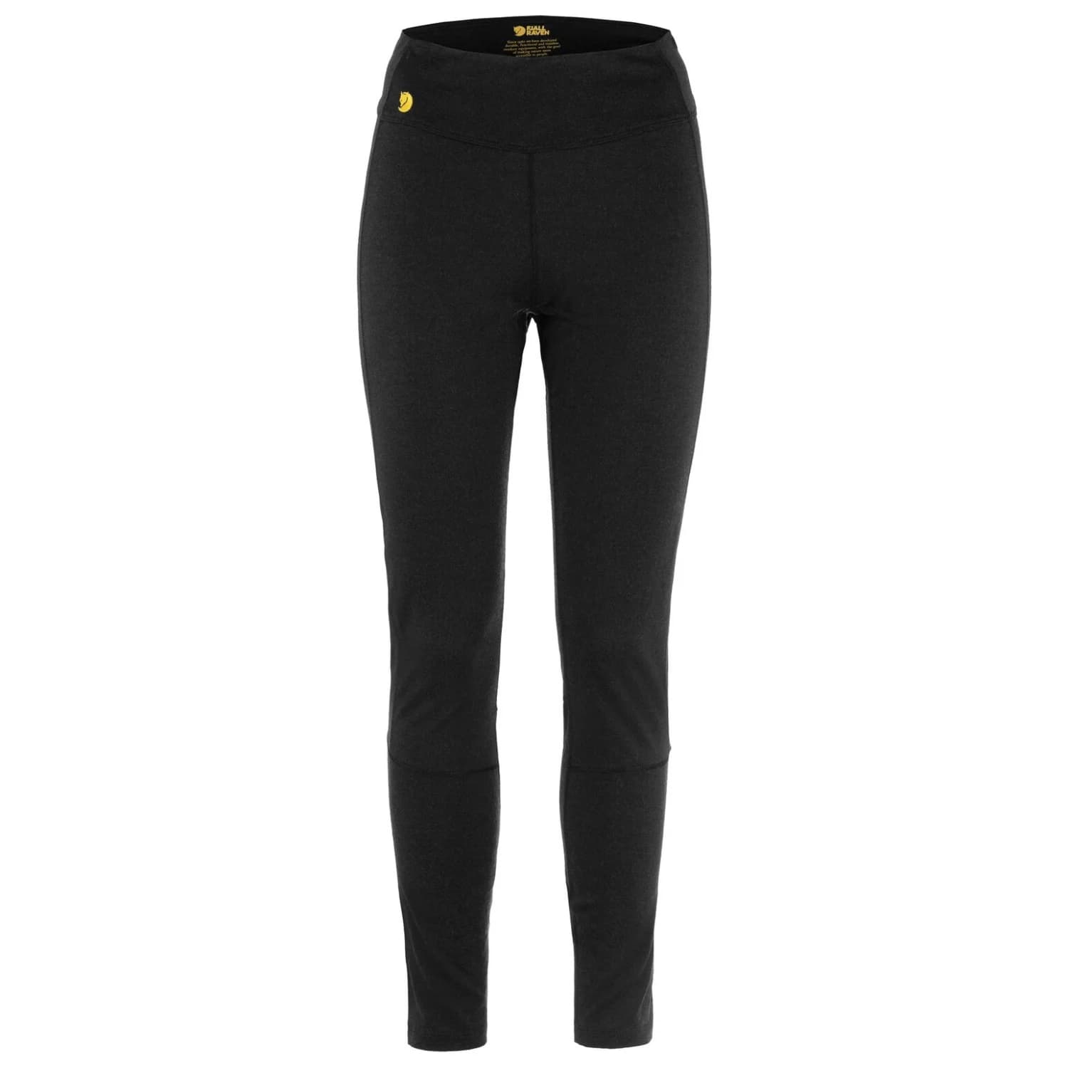 Дамско мериносово термобельо Fjällräven Women's Bergtagen Merino 190 LJ Merino base layer - Black