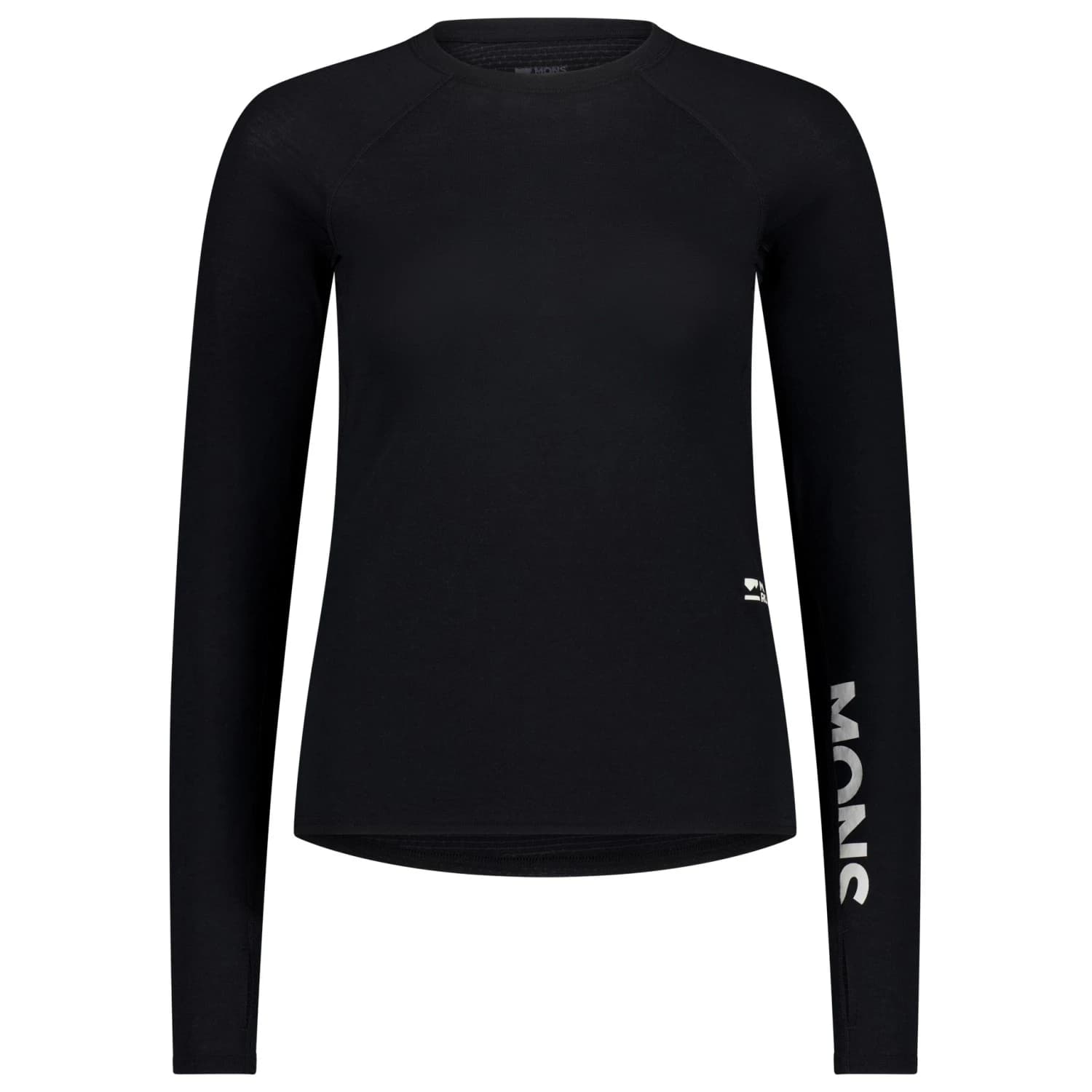 Дамско мериносово термобельо Mons Royale Women's Bella Merino Long Sleeve Merino base layer - Black
