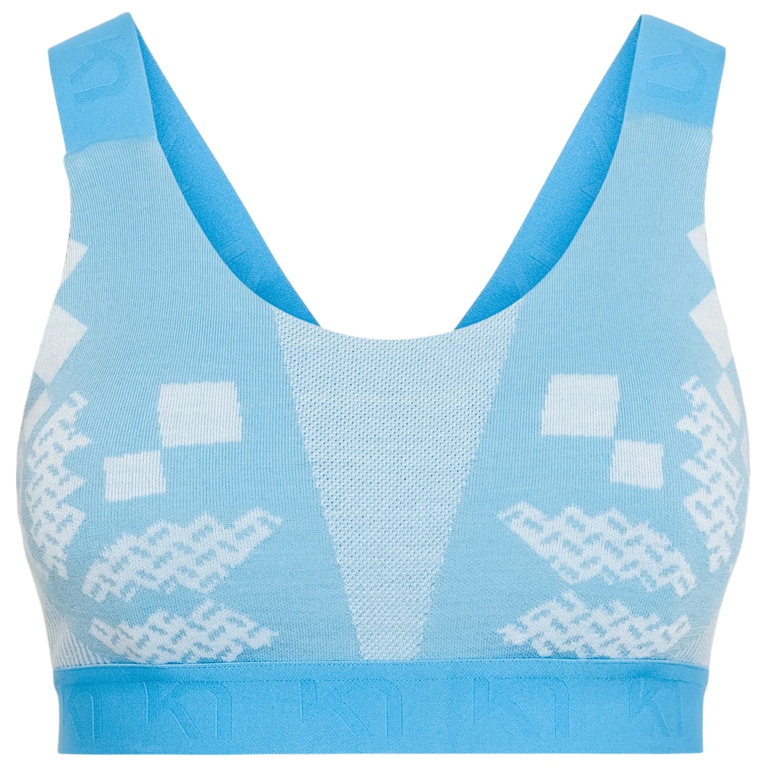 Дамско мериносово термобельо Kari Traa Women's Faith Bra Merino base layer - Ocean