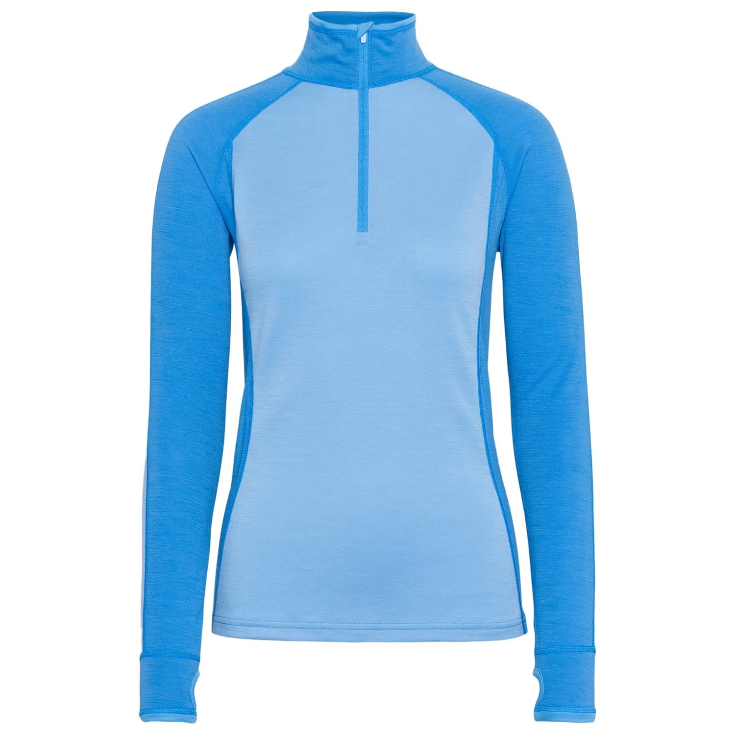 Дамско мериносово термобельо Kari Traa Women's Mila Half Zip Merino base layer - Ocean