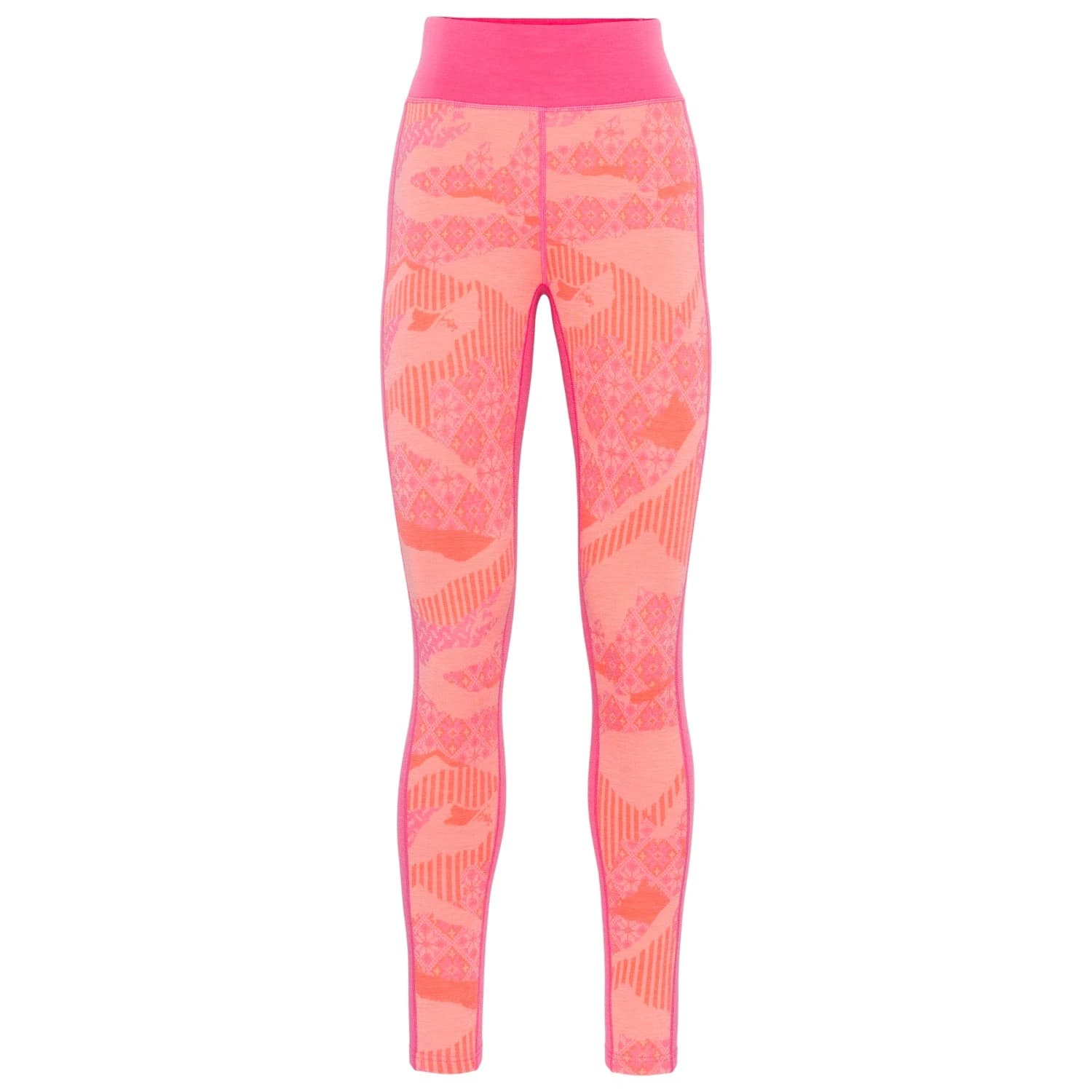 Мериносово термобельо Kari Traa Women's Olea Pants Merino base layer - Bubblegum