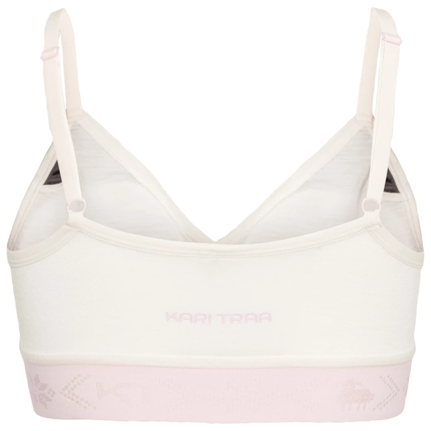 Дамско мериносово термобельо Kari Traa Women's Sylvi Bra Merino base layer - Off White
