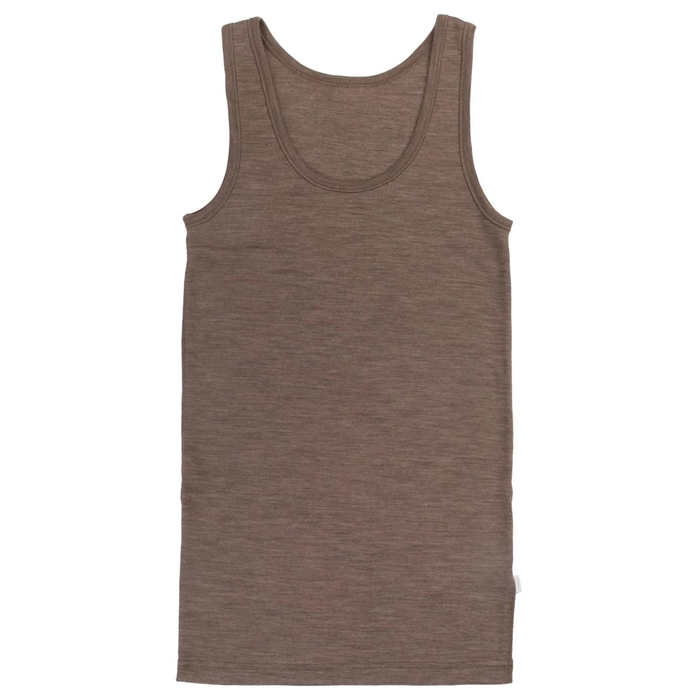 Дамско мериносово термобельо Joha Women's Singlet Merino base layer - Brown